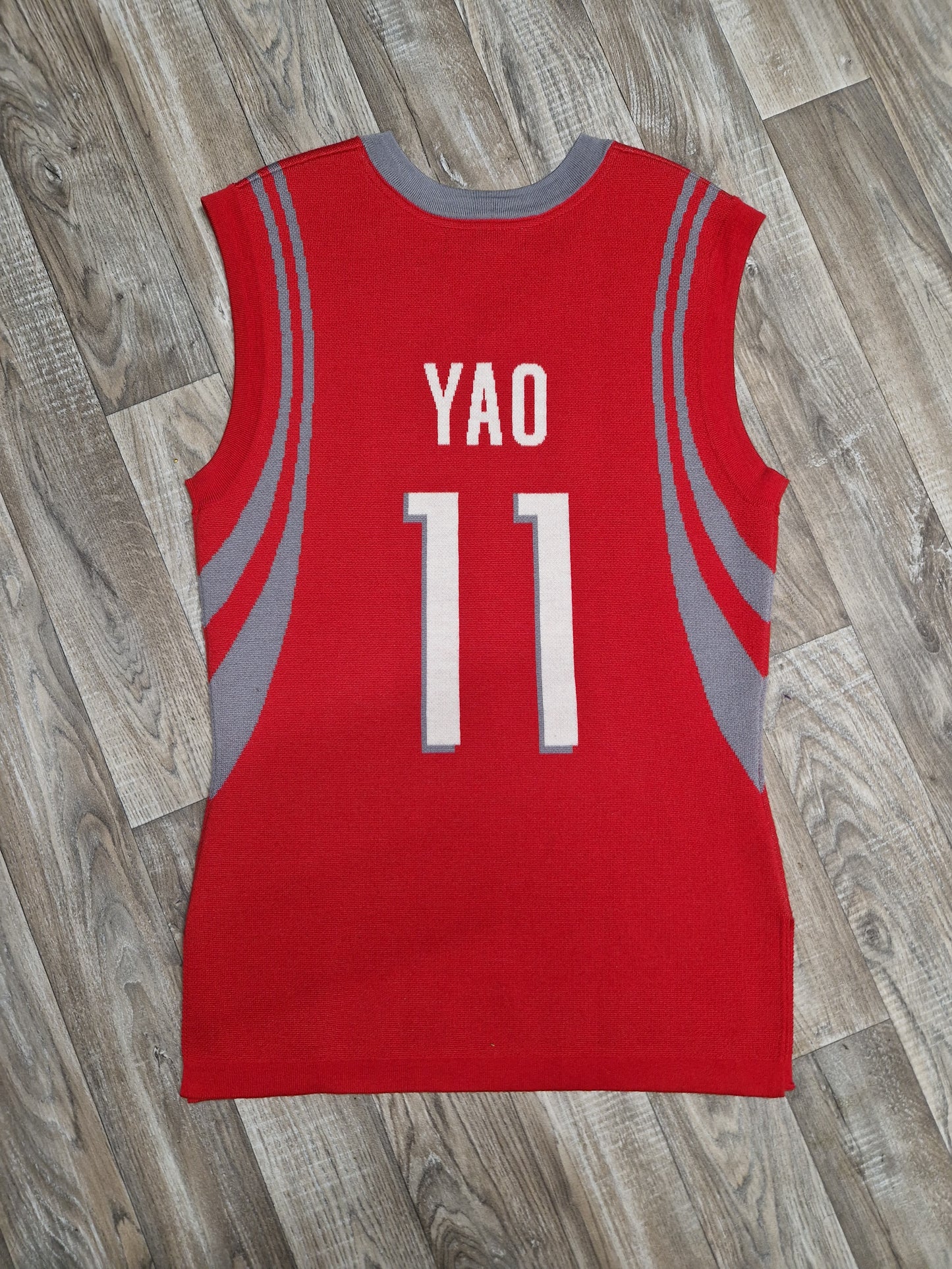 Yao Ming Authentic M&N X CLOT Houston Rockets Jersey Size Small