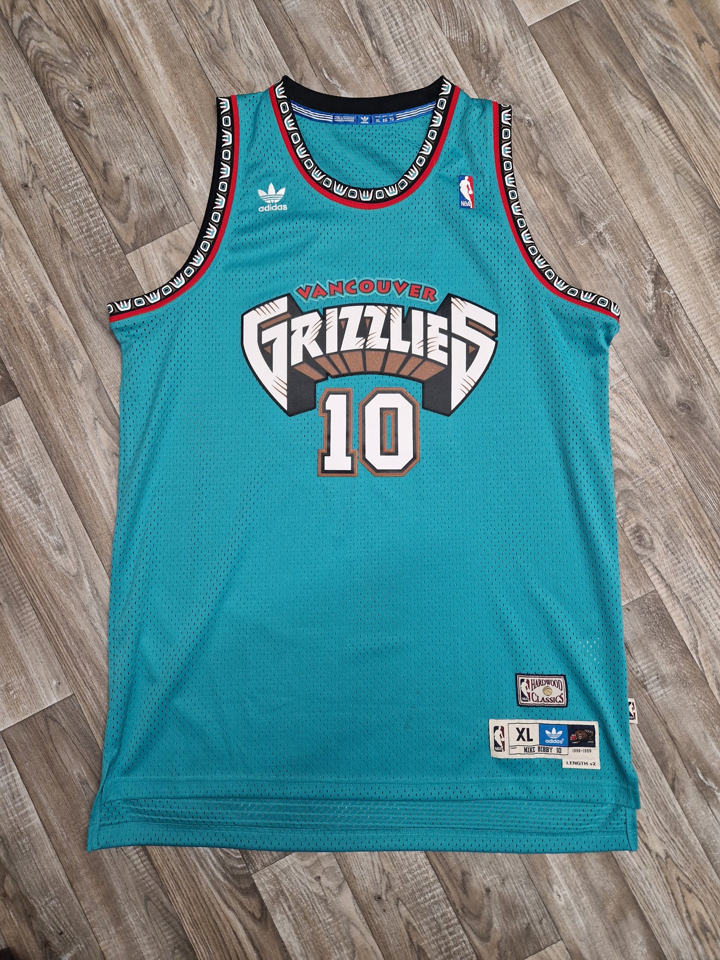 Mike Bibby Vancouver Grizzlies Jersey Size XL