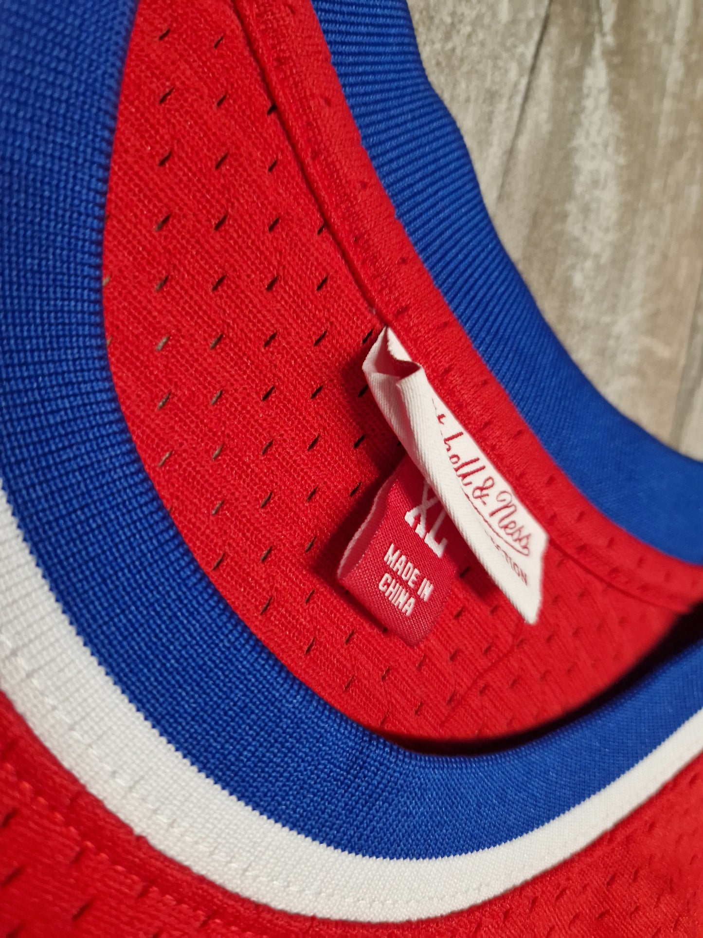 Chris Webber First Generation Washington Bullets Jersey Size XL