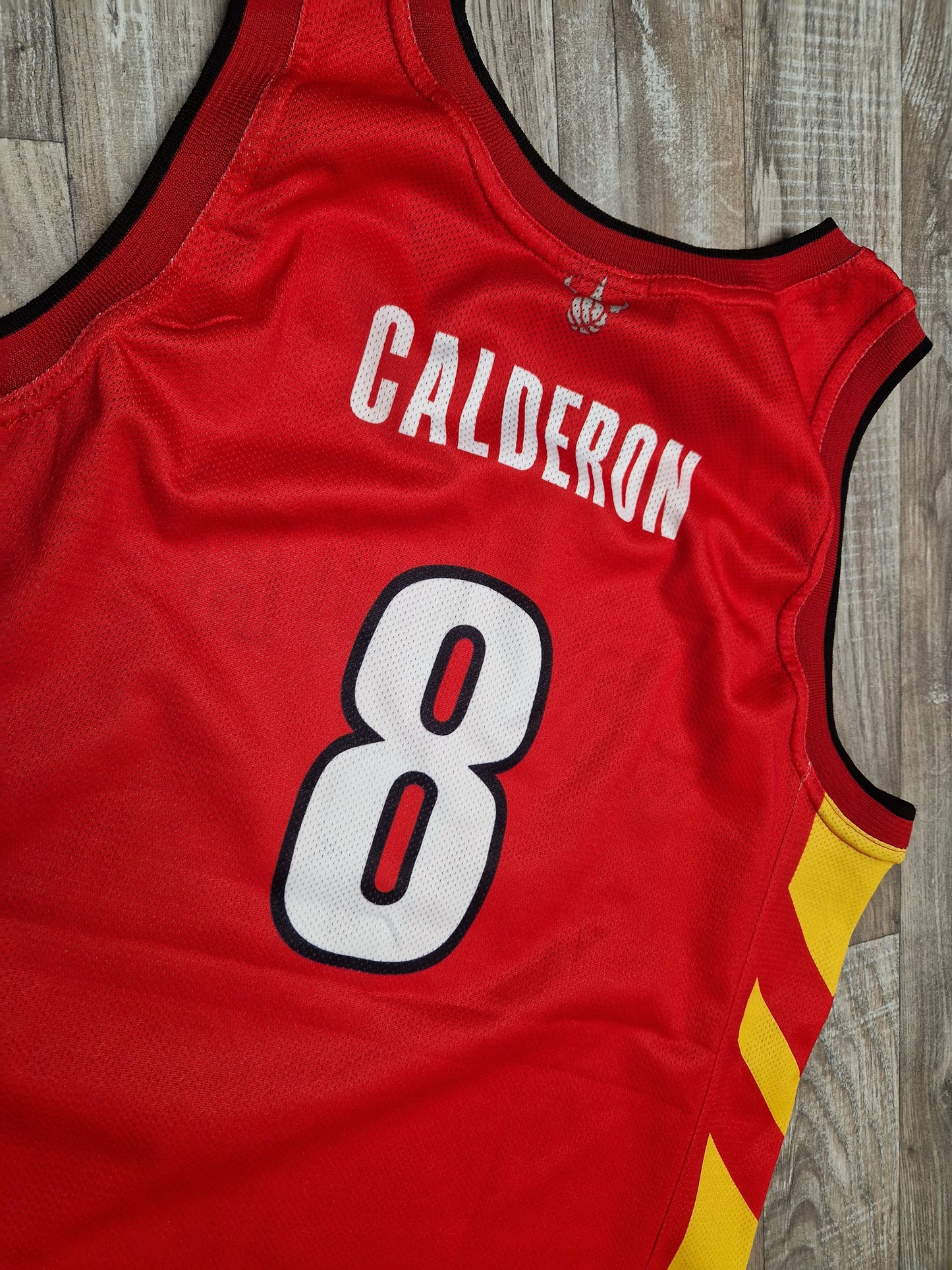 Jose Calderón Toronto Raptors Jersey Size Large