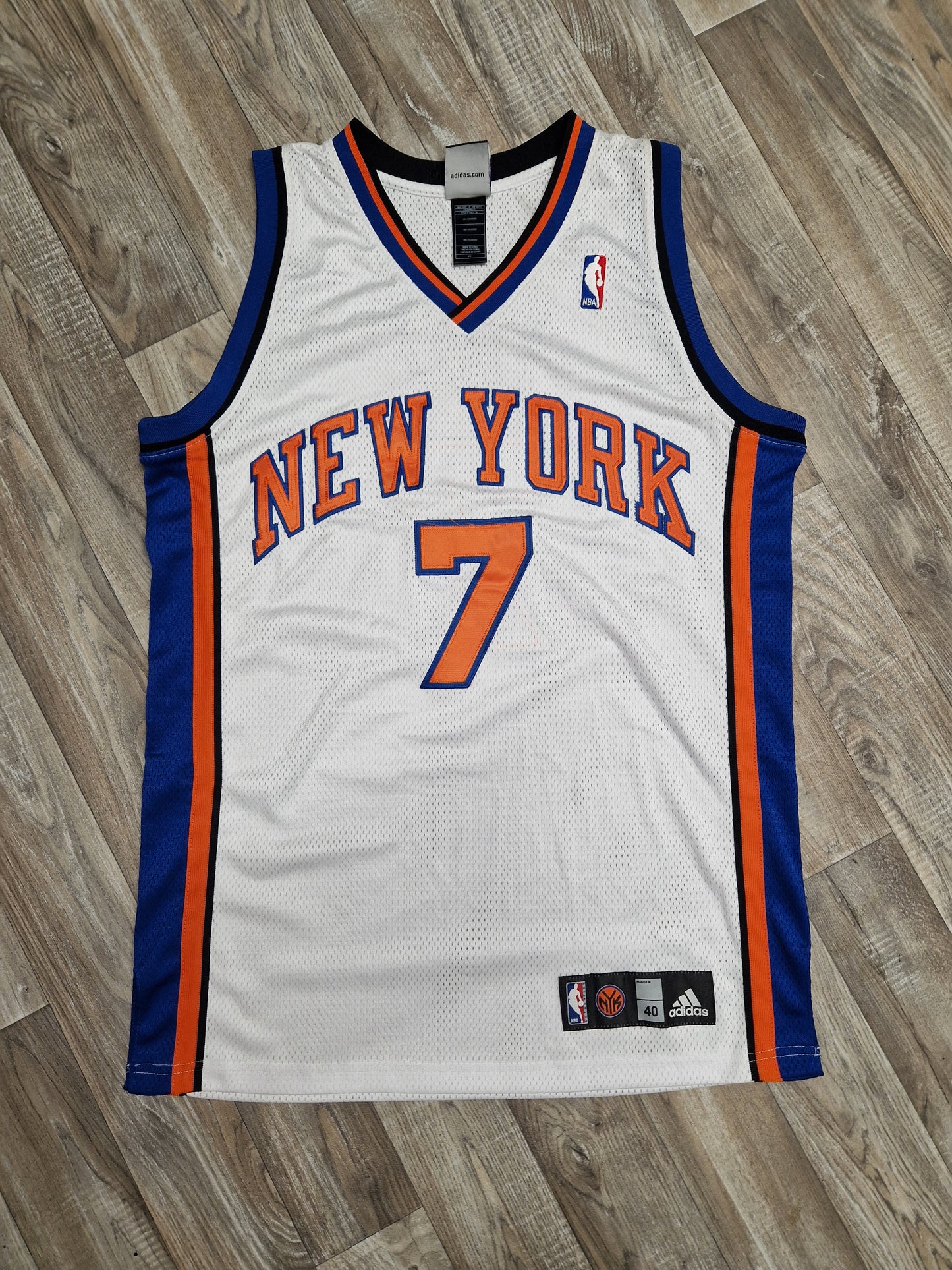 Courtney Frye Authentic New York Knicks Jersey Size Medium