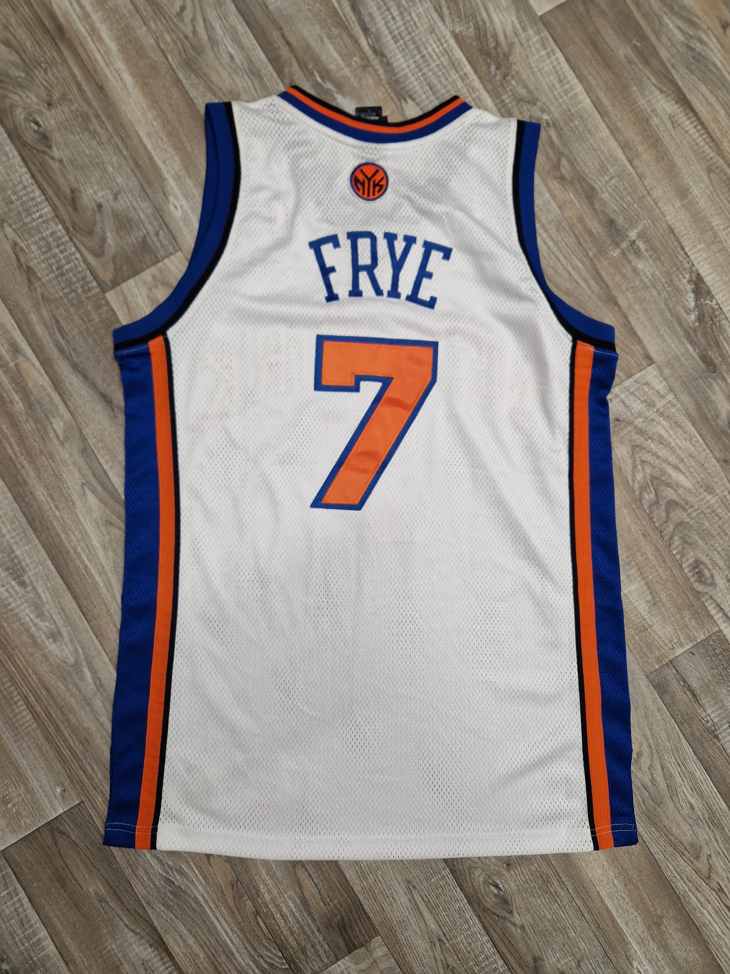 Courtney Frye Authentic New York Knicks Jersey Size Medium