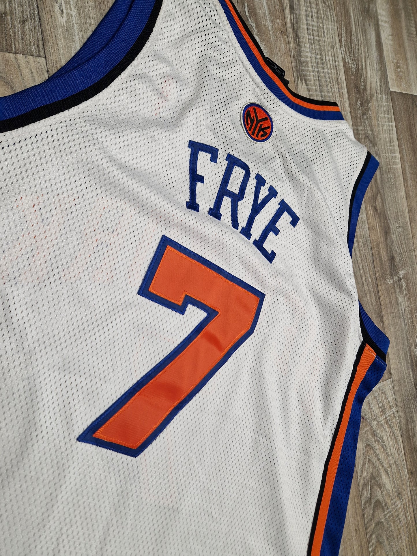 Courtney Frye Authentic New York Knicks Jersey Size Medium