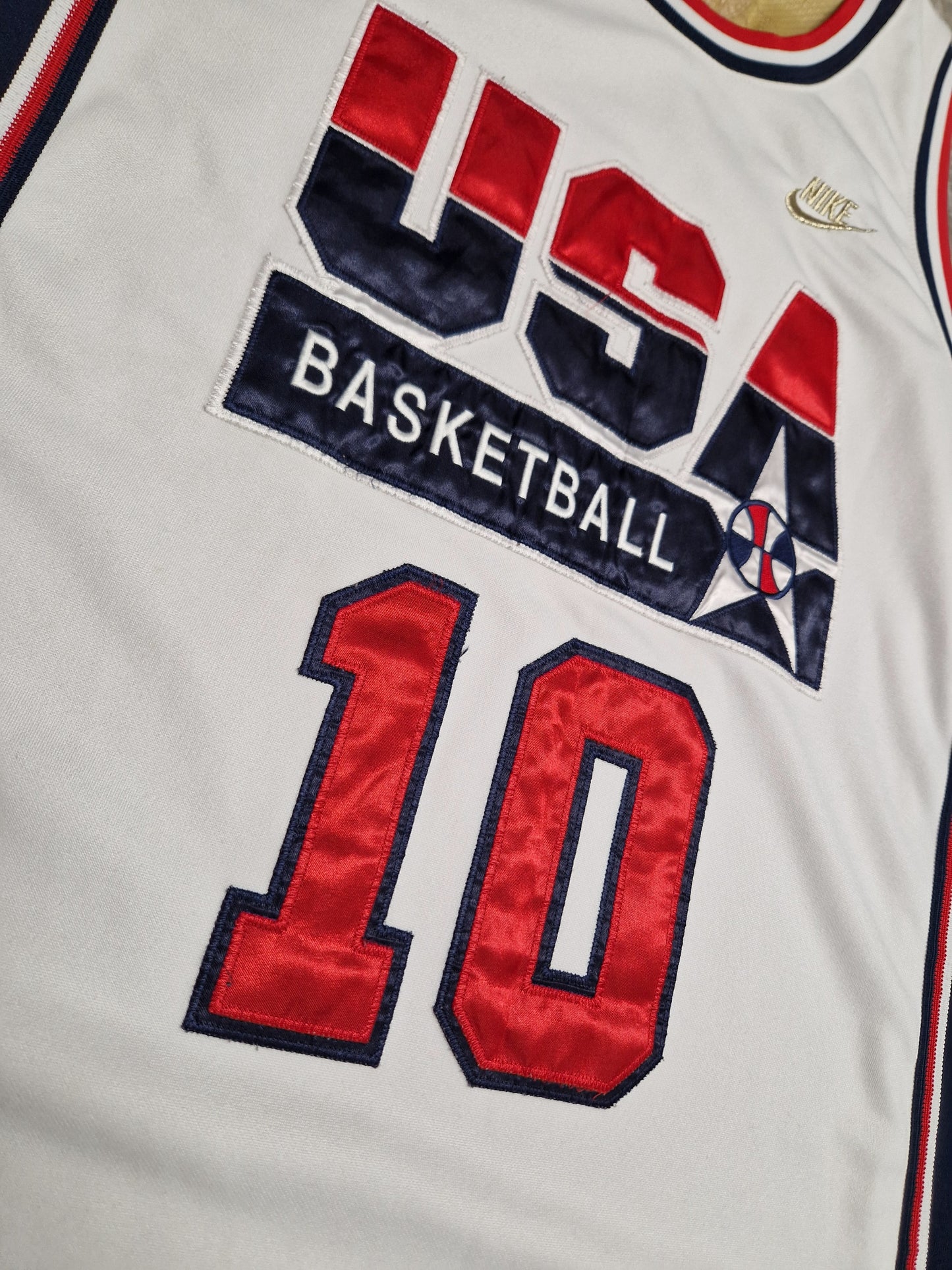 Clyde Drexler Authentic Team USA Jersey Size Small