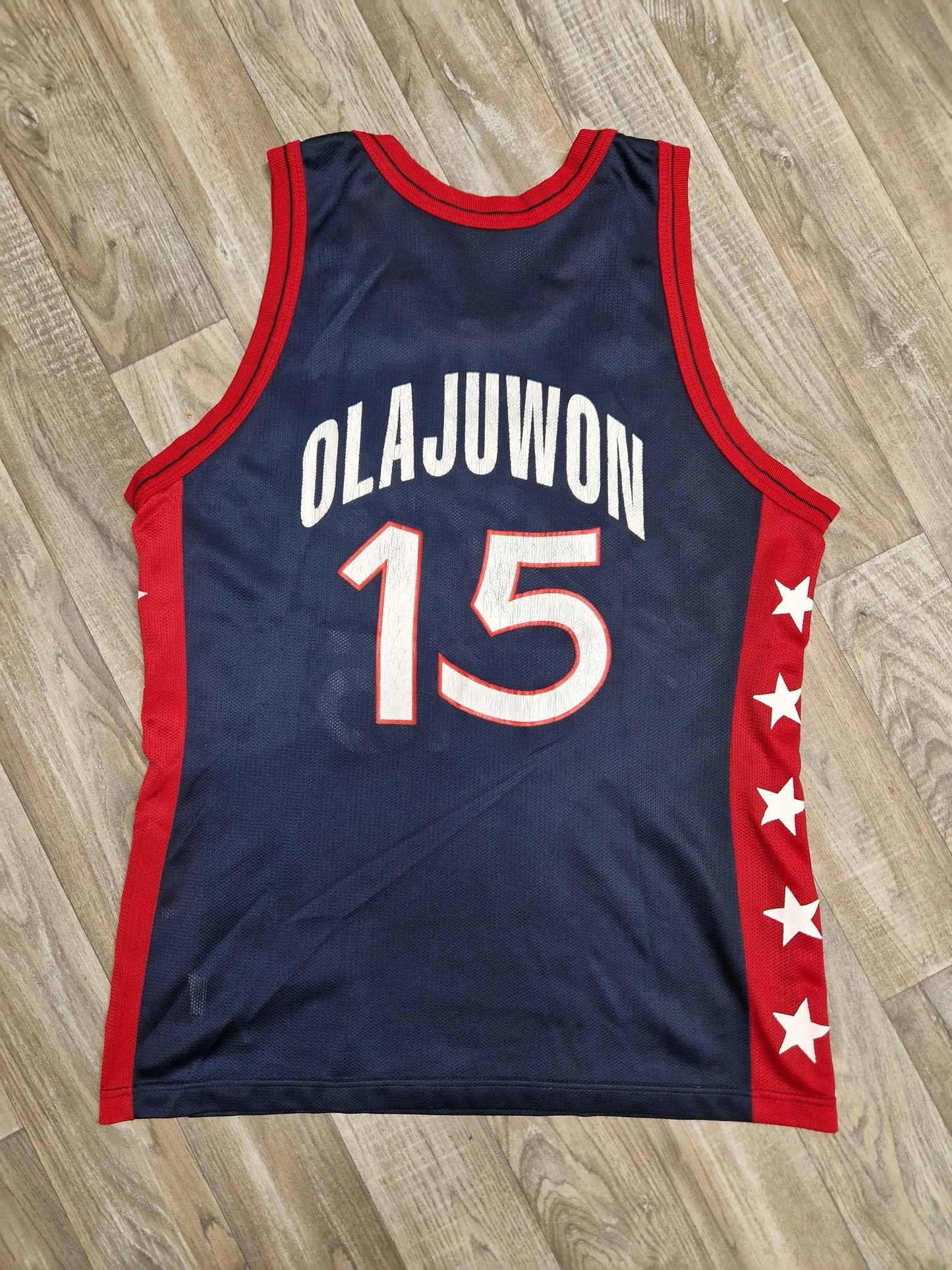 Hakeem Olajuwon Team USA Jersey Size Large
