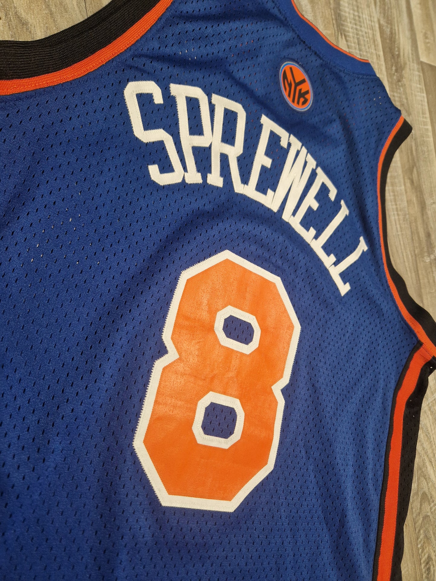 Latrell Sprewell New York Knicks Jersey Size Large