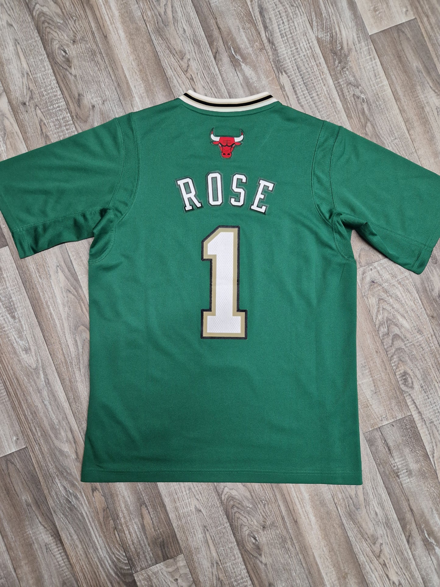 Derrick Rose Chicago Bulls St Patrick's Day Jersey Size Small