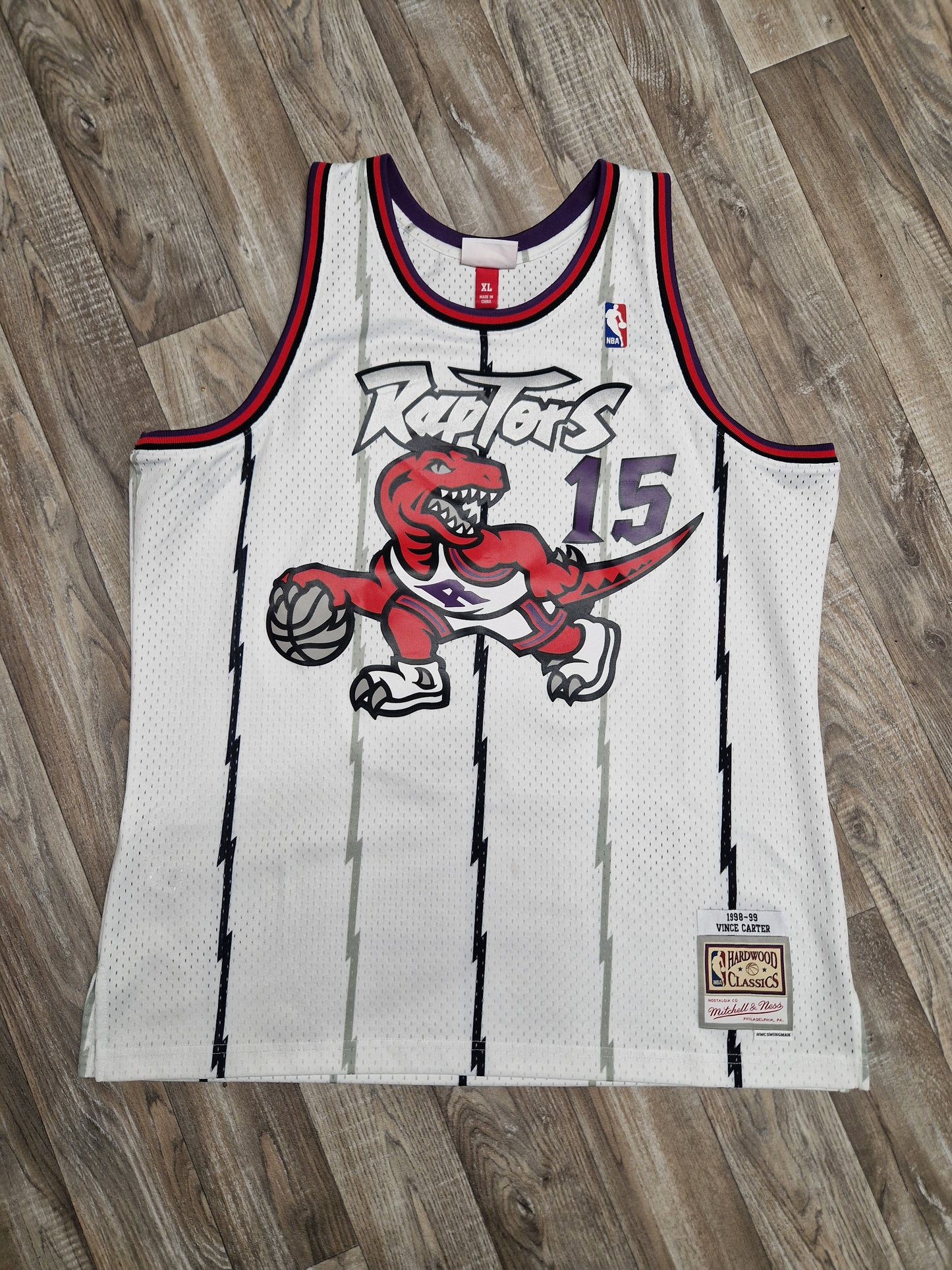 Vince Carter Toronto Raptors Jersey Size XL