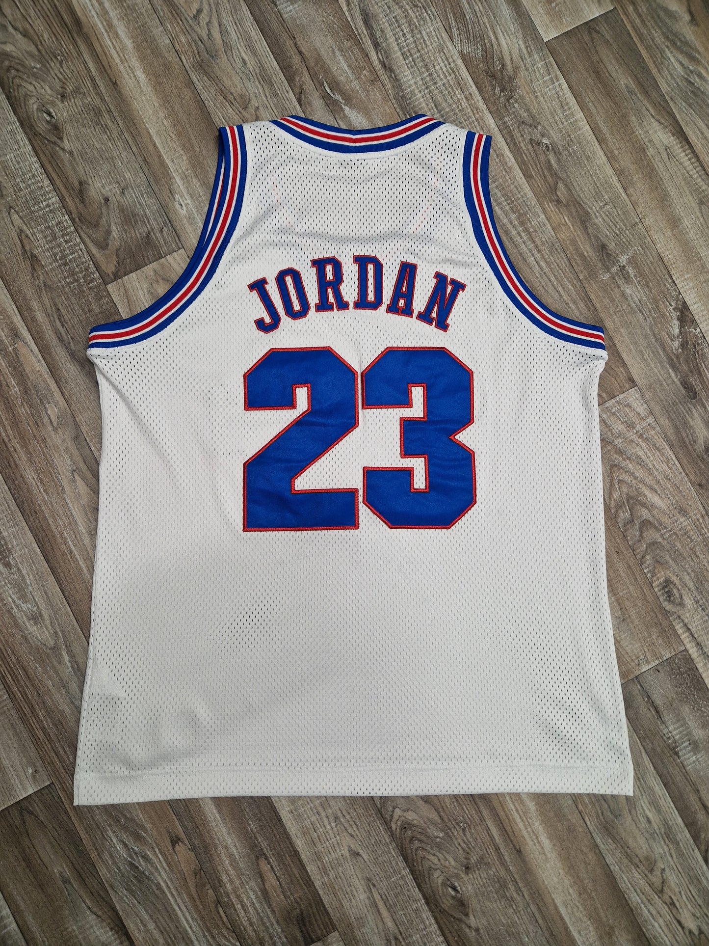 Michael Jordan 20 Year Anniversary Authentic Tune Squad Jersey Size XL