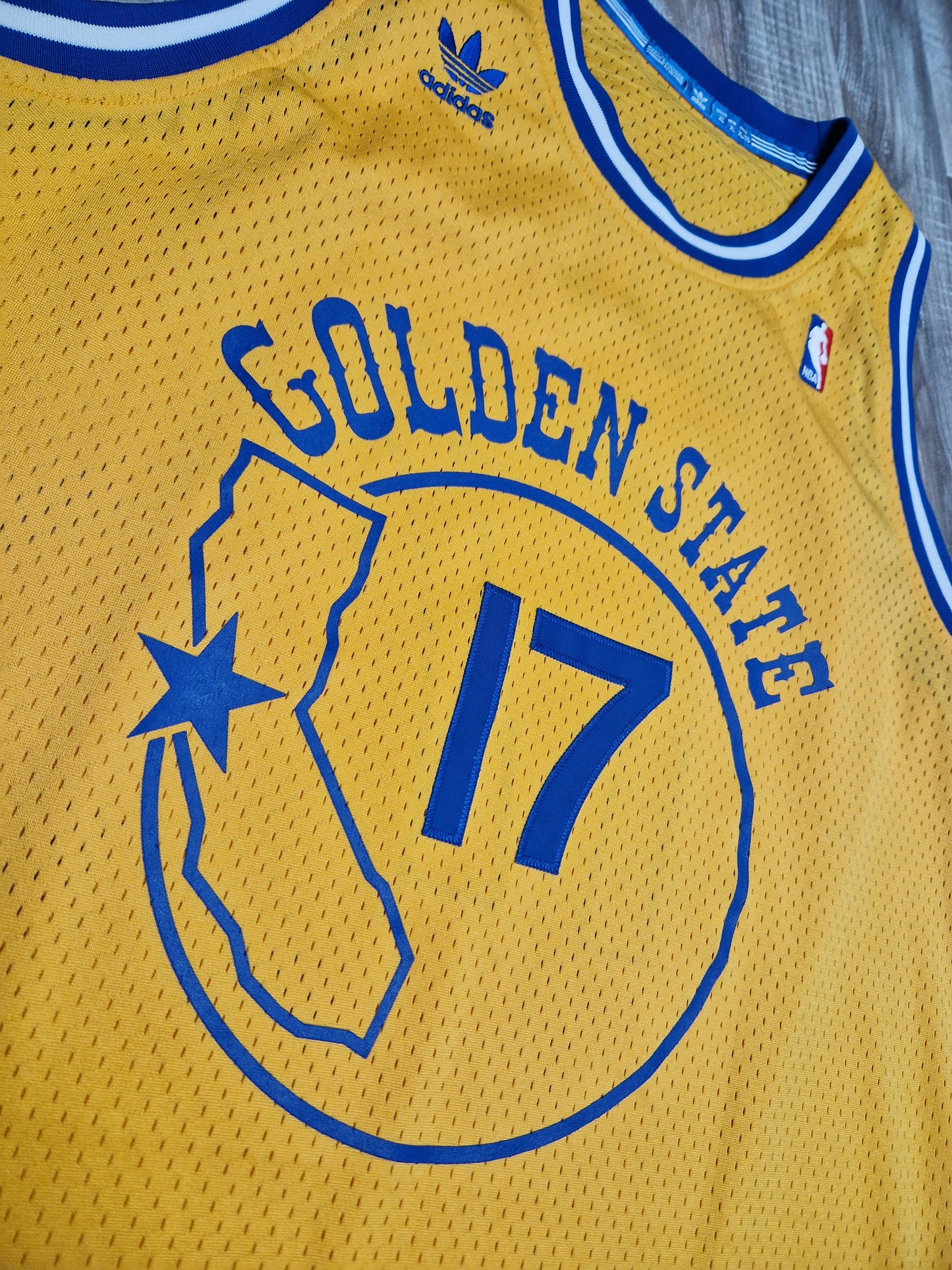 Chris Mullin Golden State Warriors Jersey Size XL