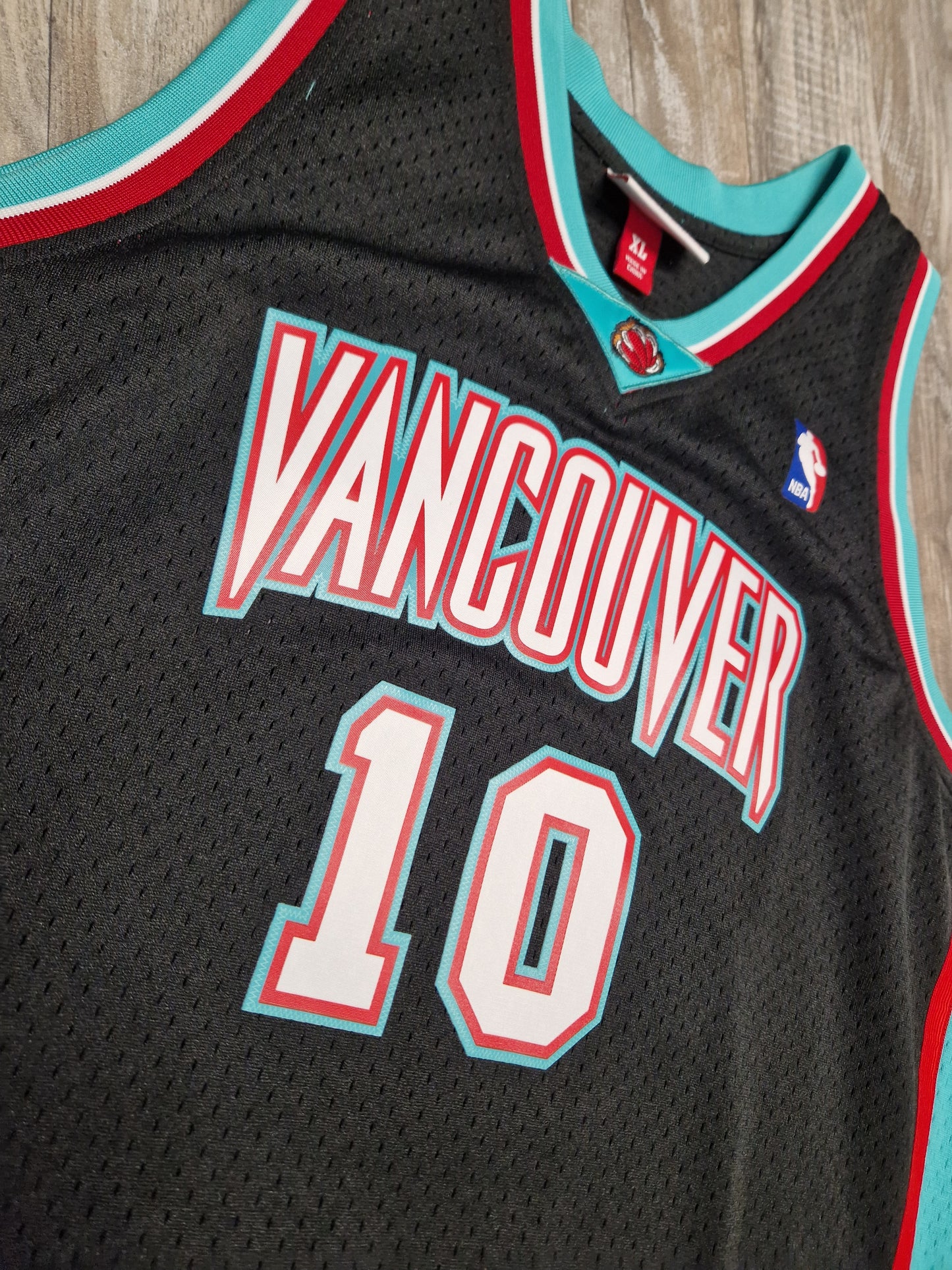 Mike Bibby Vancouver Grizzlies Jersey Size XL