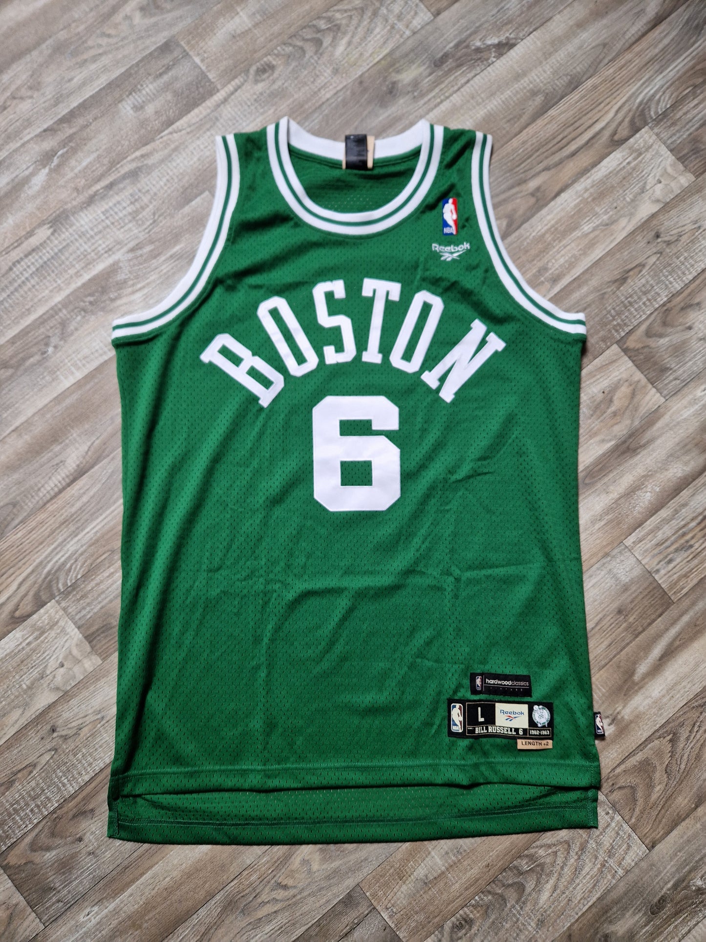 Bill Russell Boston Celtics Jersey Size Large