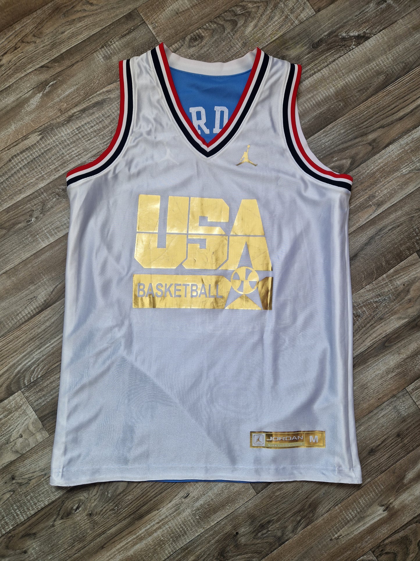 Michael Jordan North Carolina Tar Heels/ Team USA Reversible Jersey Size Medium