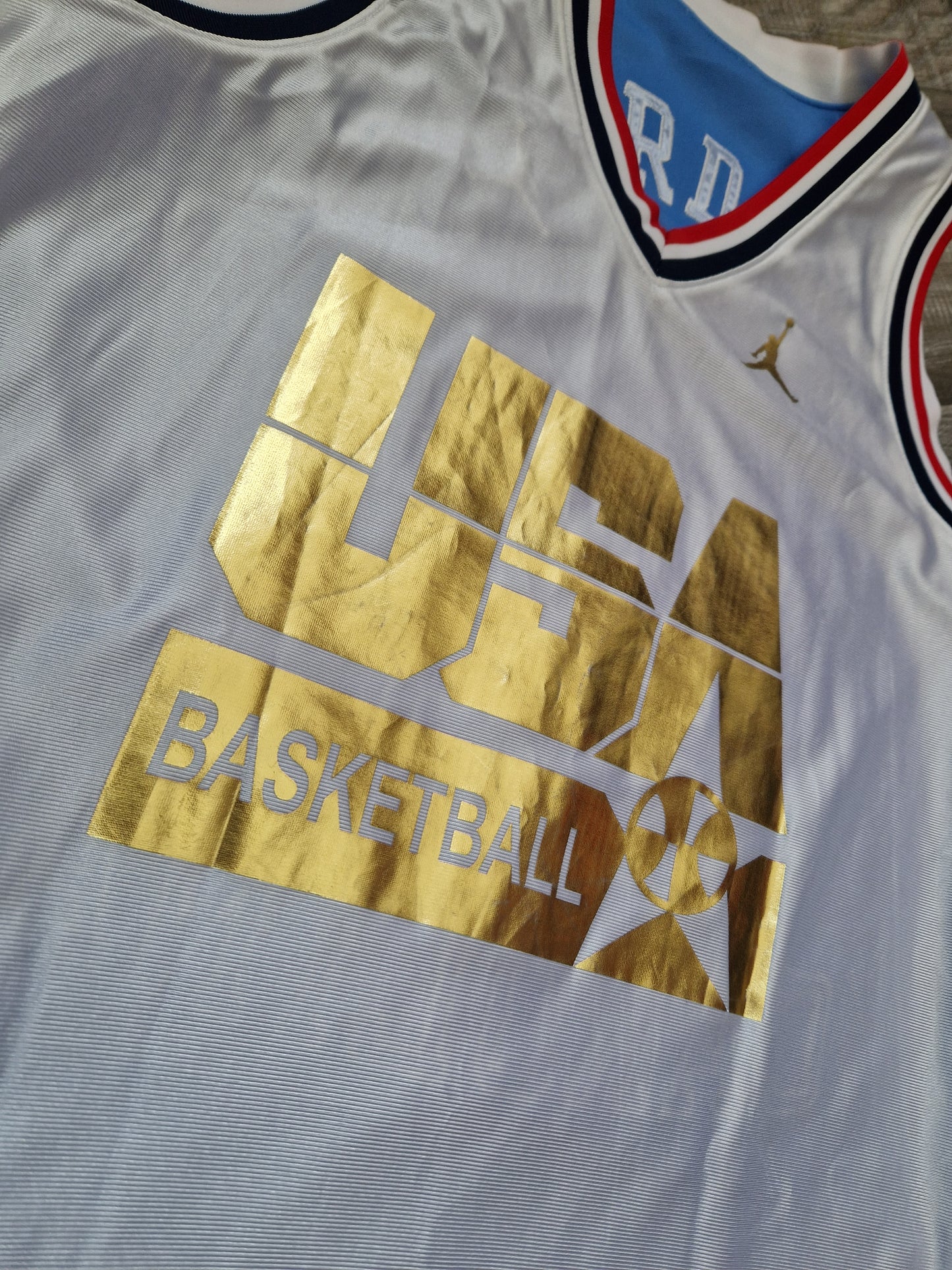 Michael Jordan North Carolina Tar Heels/ Team USA Reversible Jersey Size Medium