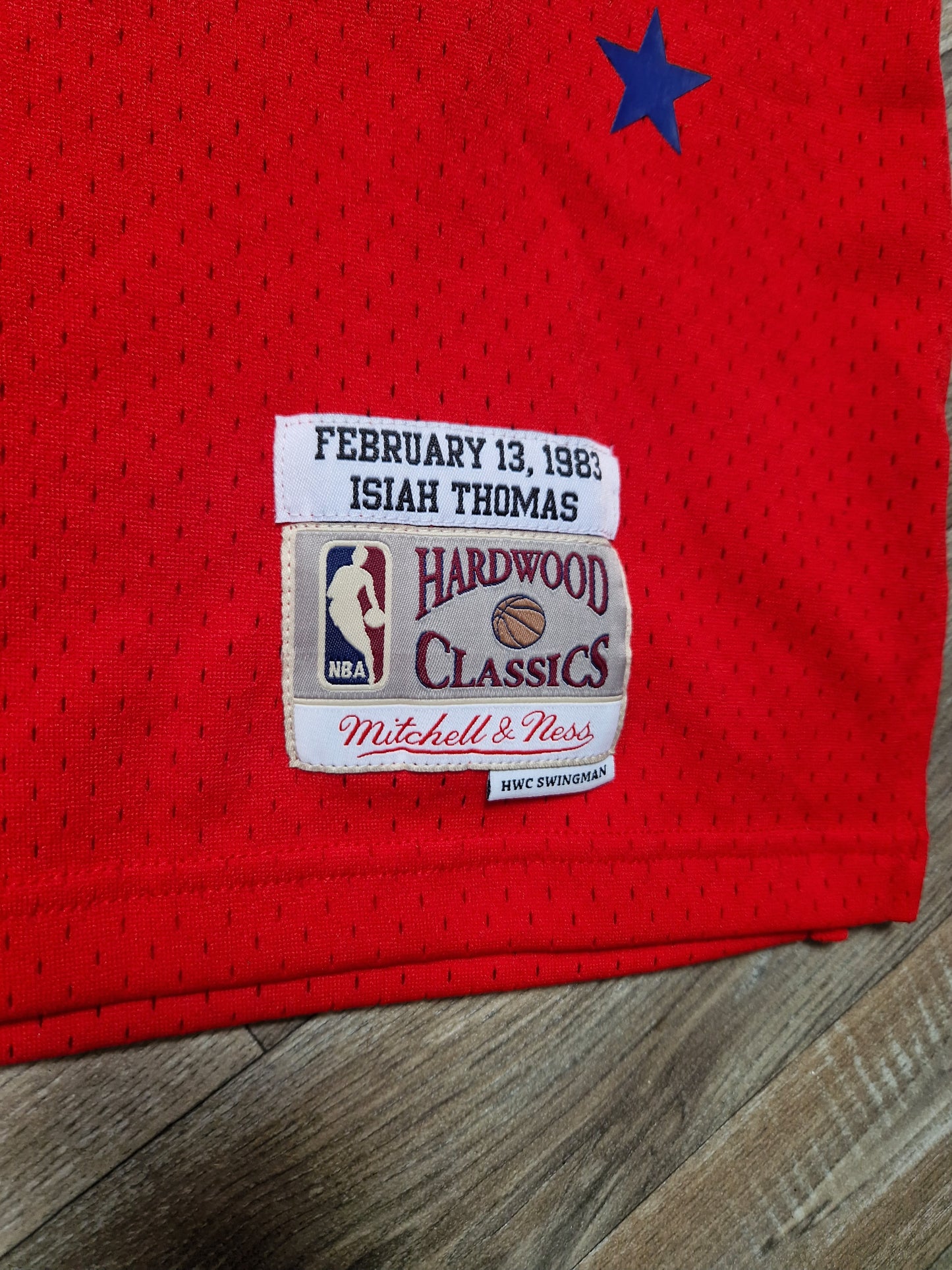 Isiah Thomas (First Generation) NBA All Star 1983 Jersey Size Medium