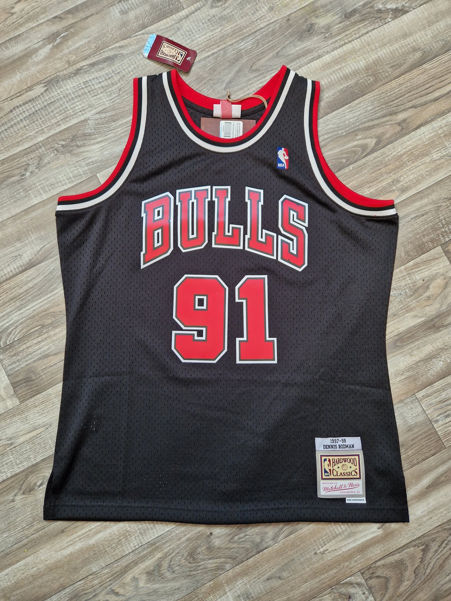 Dennis Rodman Chicago Bulls Jersey Size Large