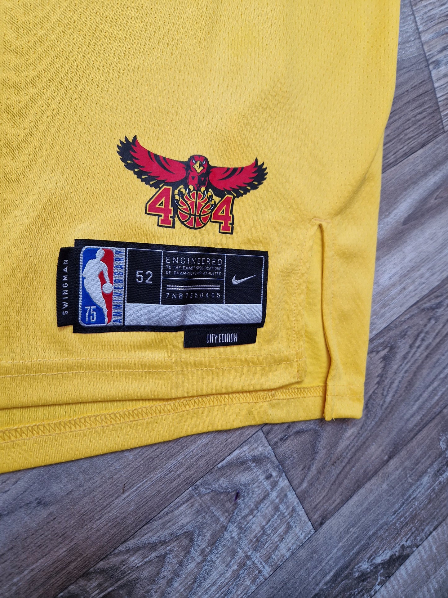 Blank Atlanta Hawks Jersey Size XL