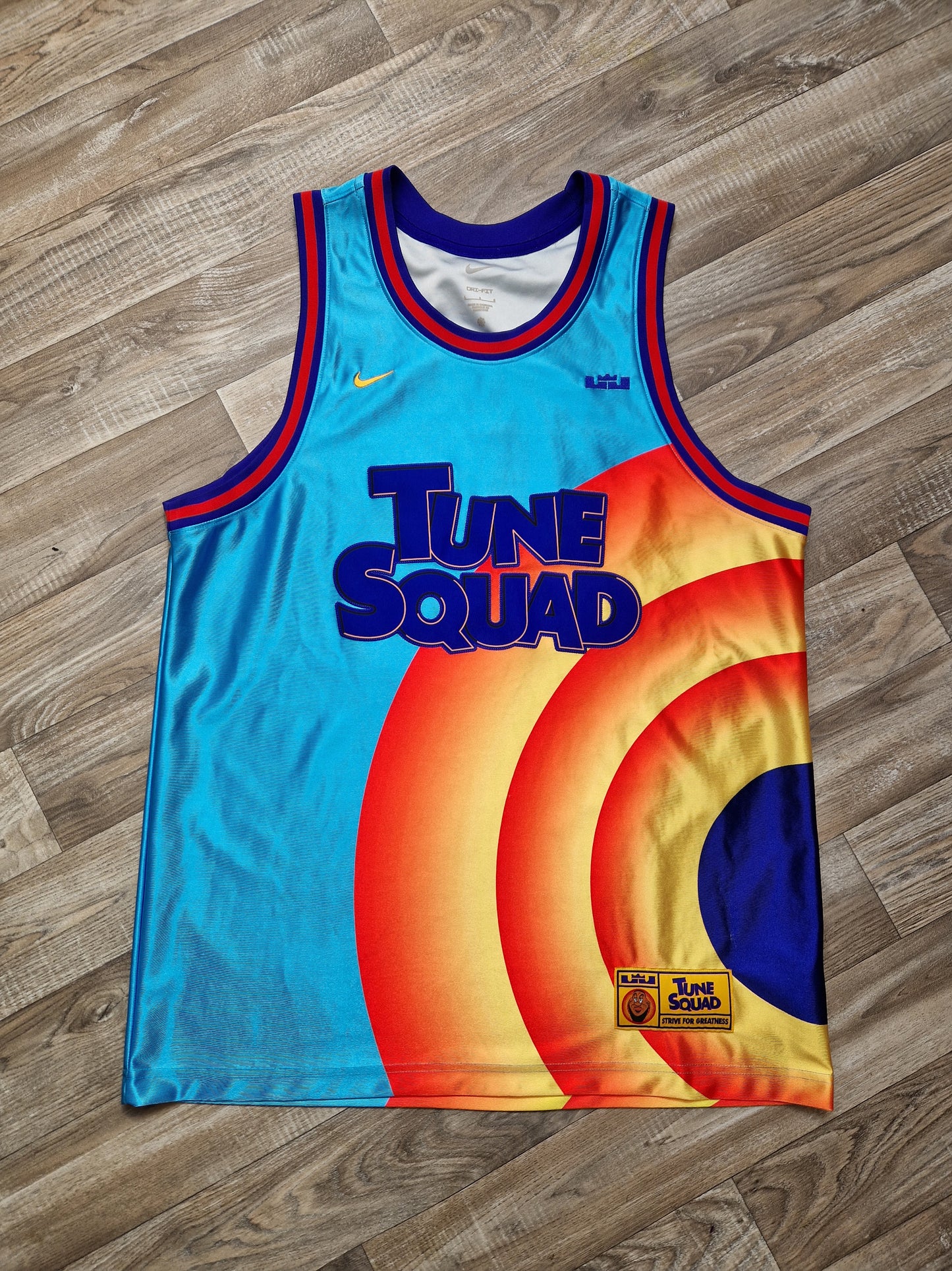 LeBron James Tune Squad Jersey Size Large
