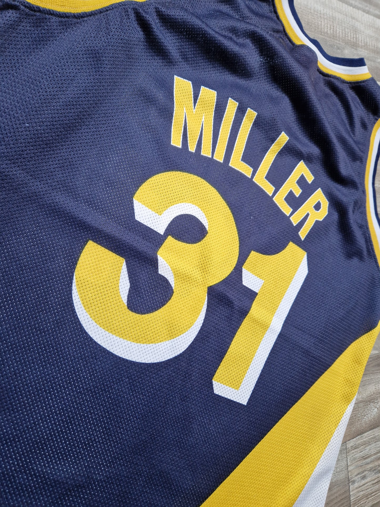 Reggie Miller Indiana Pacers Jersey Size Large