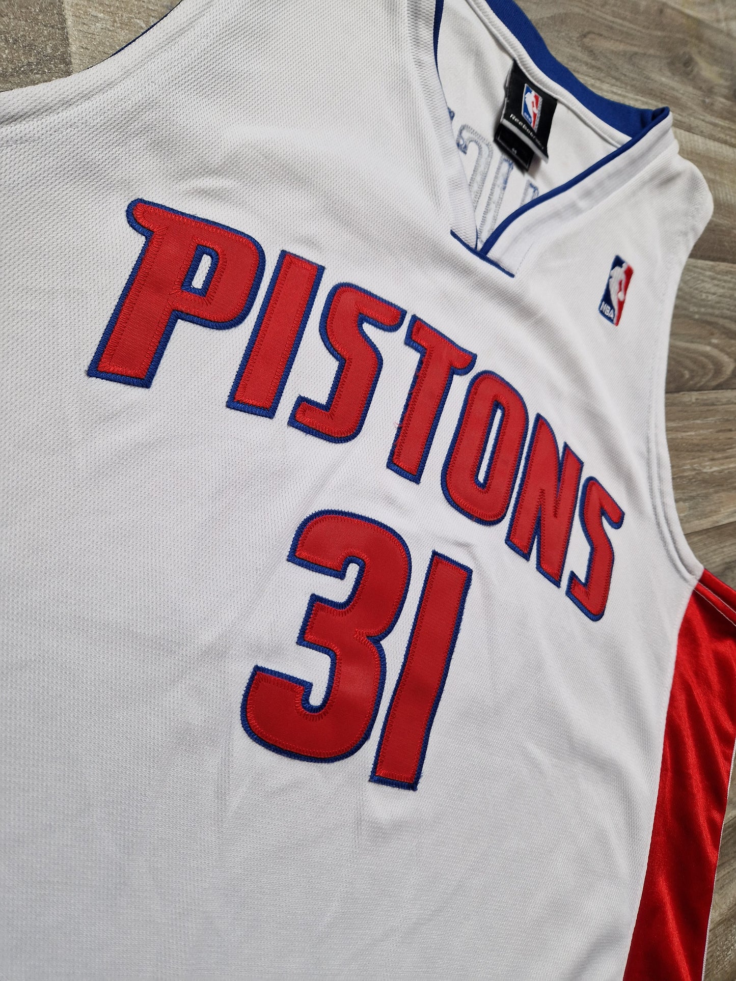 Darko Milicic Authentic Detroit Pistons Jersey Size Large
