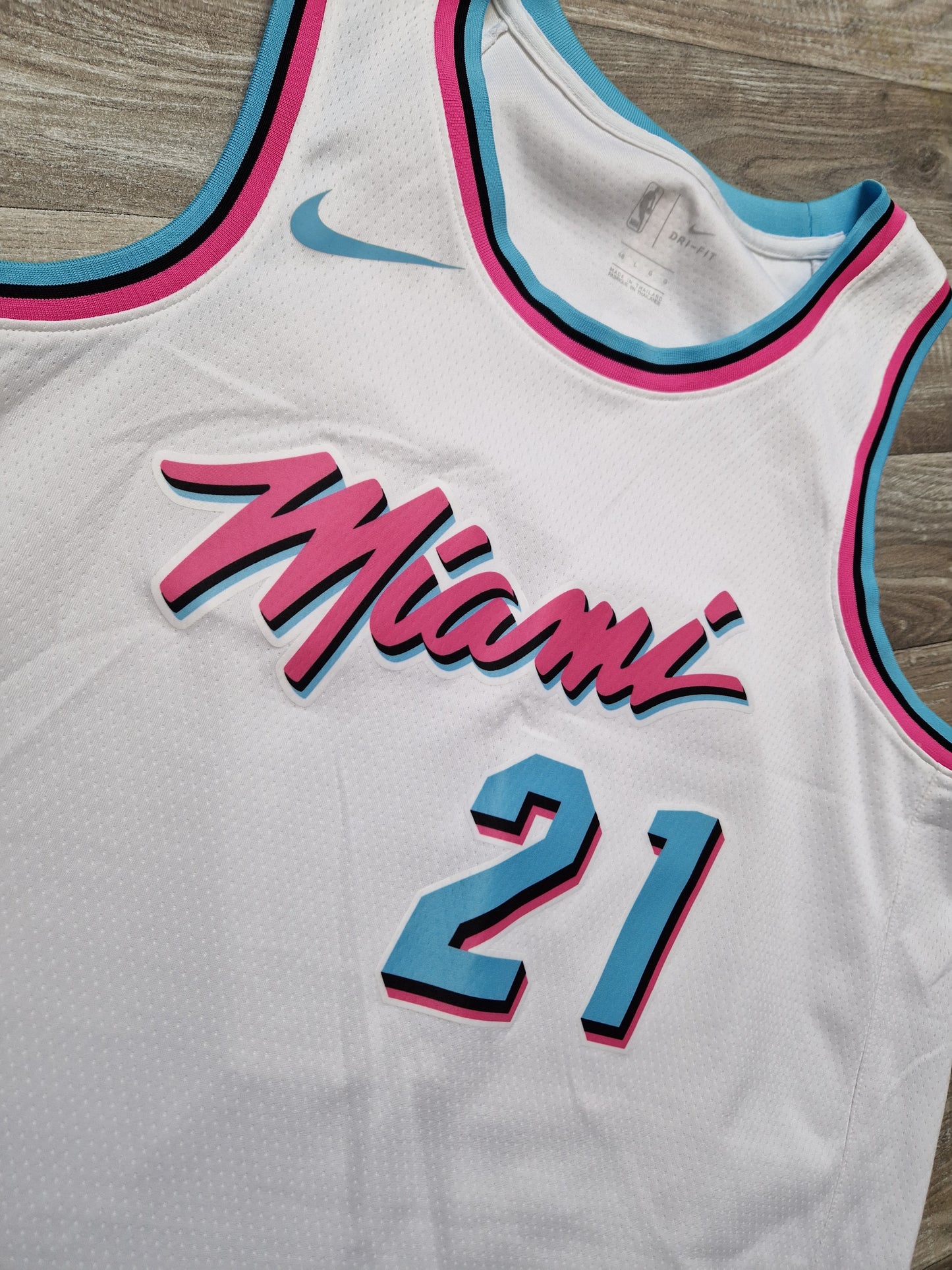 Hassan Whiteside Miami Heat Jersey Size Large