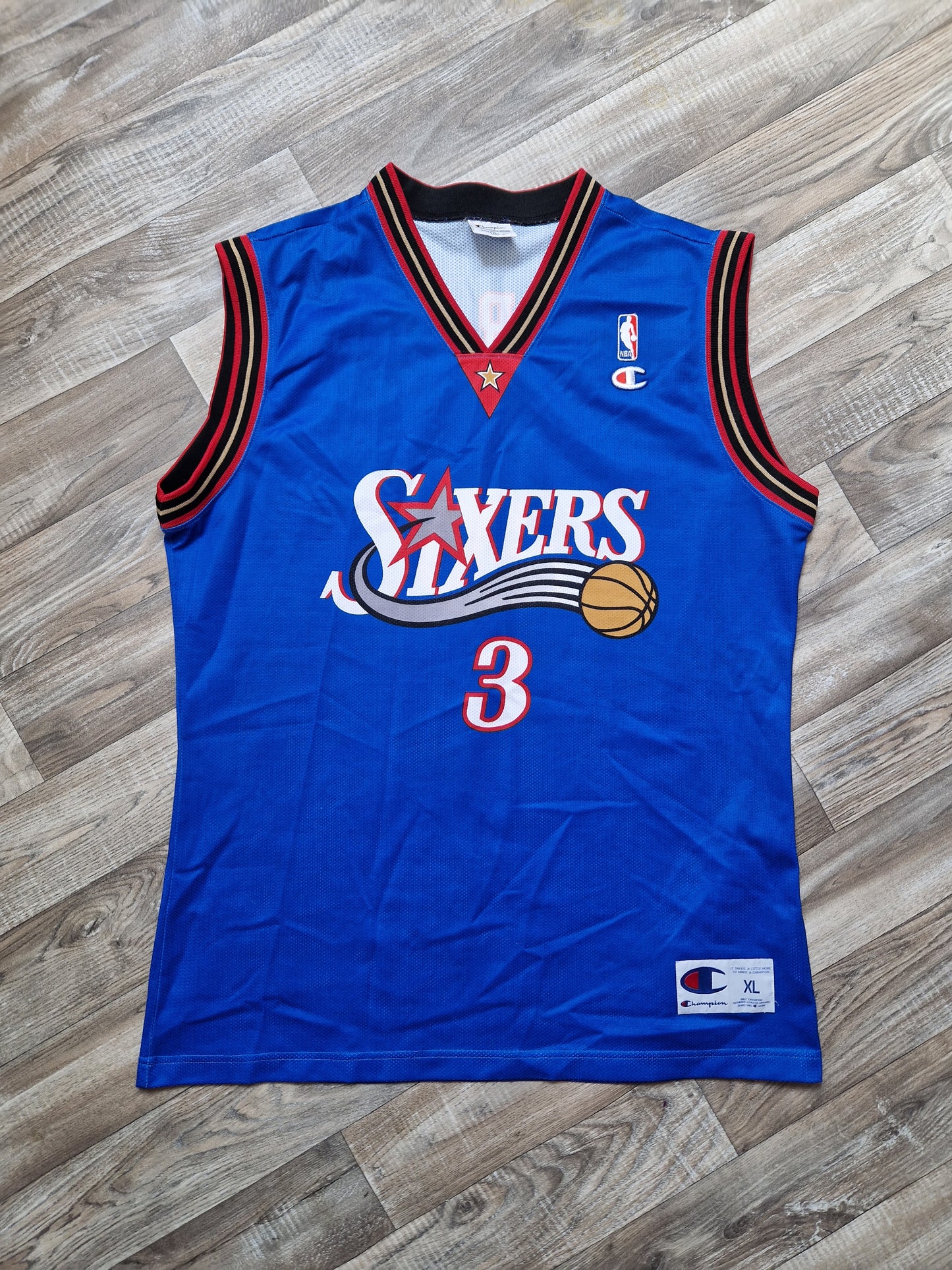 Allen Iverson Philadelphia 76ers Jersey Size XL