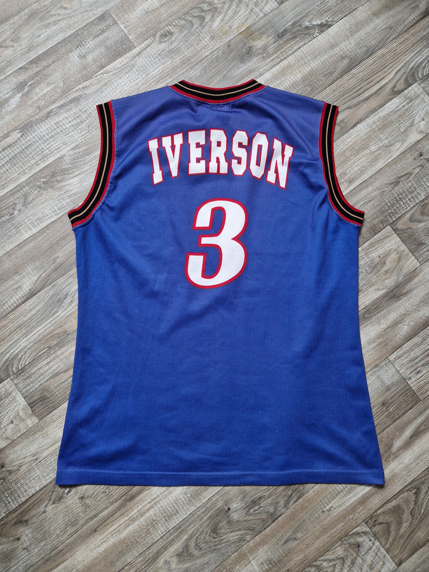Allen Iverson Philadelphia 76ers Jersey Size Large