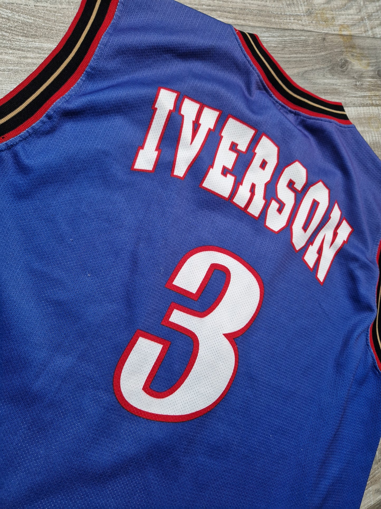 Allen Iverson Philadelphia 76ers Jersey Size Large