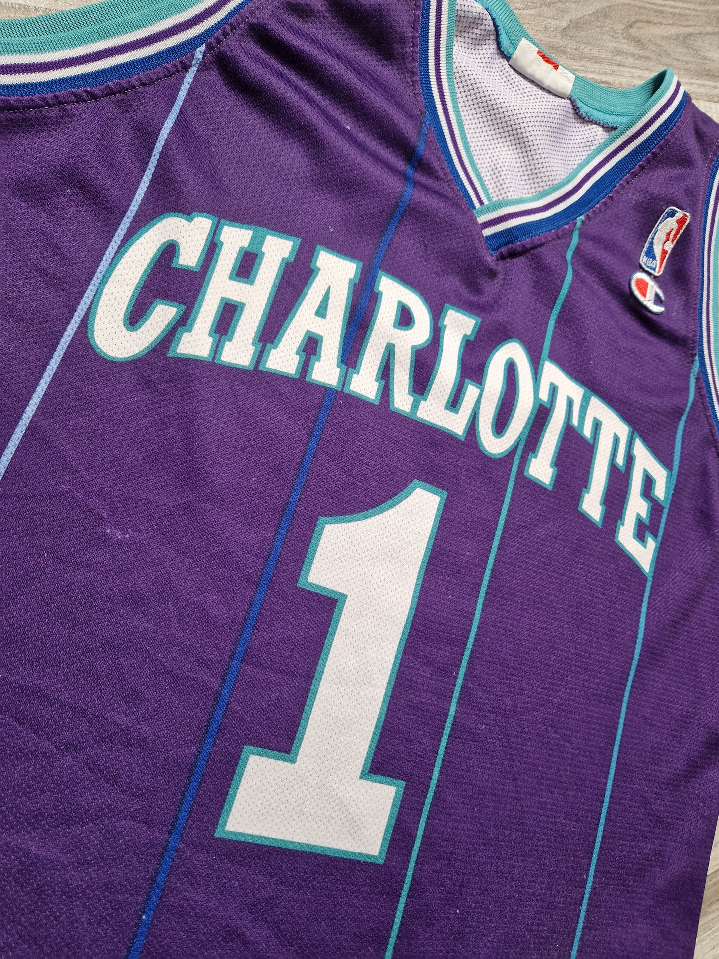 Muggsy Bogues Charlotte Hornets Jersey Size XL