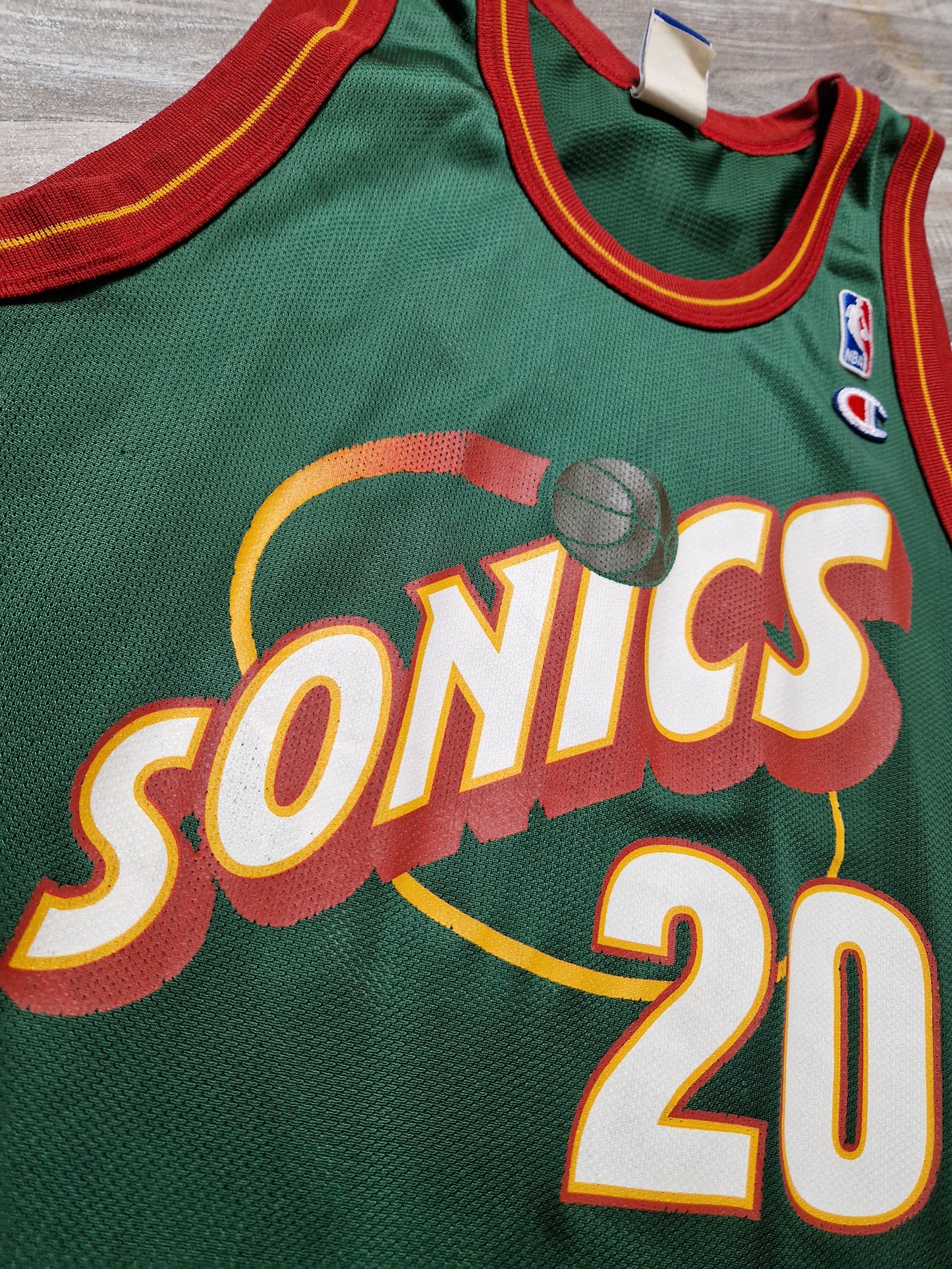 Gary Payton Seattle Supersonics Jersey Size Large