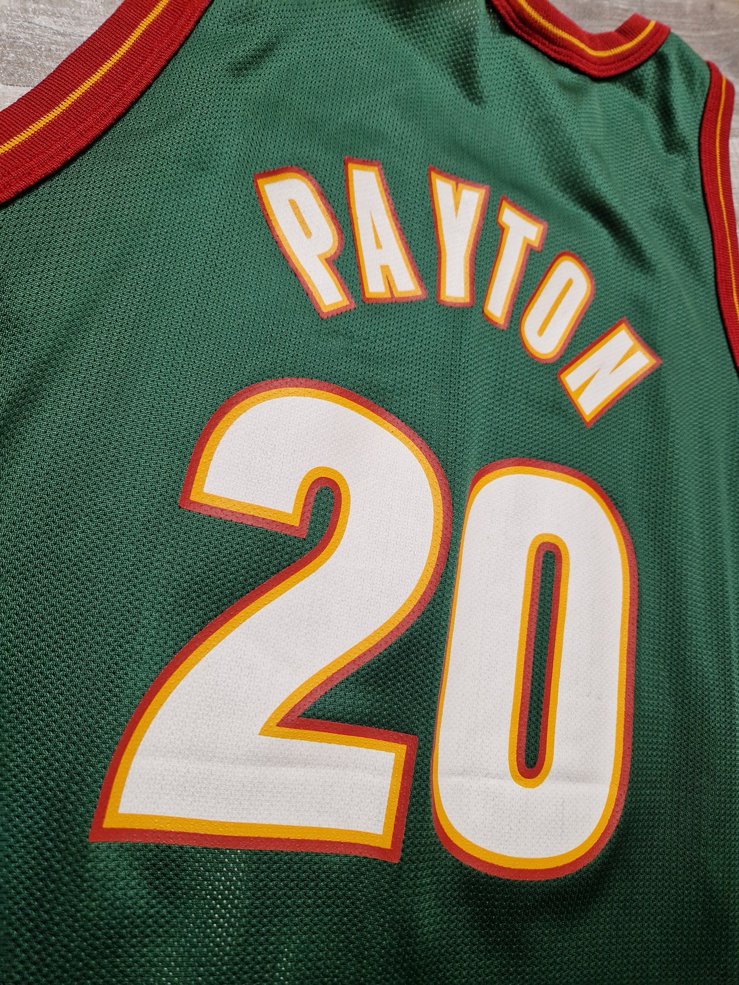 Gary Payton Seattle Supersonics Jersey Size Large