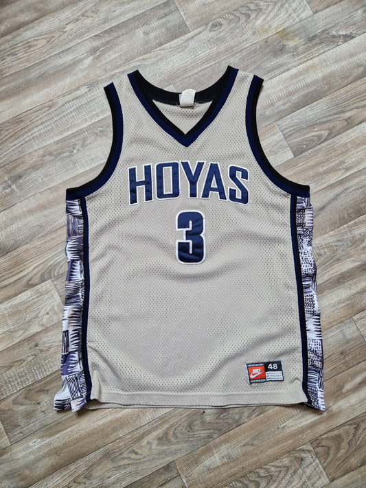 Allen Iverson Authentic Georgetown Hoyas Jersey Size XL