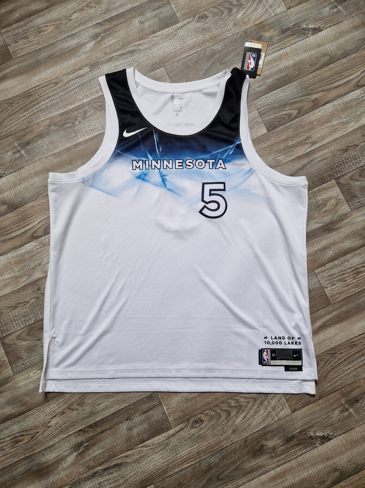 Anthony Edwards Minnesota Timberwolves Jersey Size 3XL
