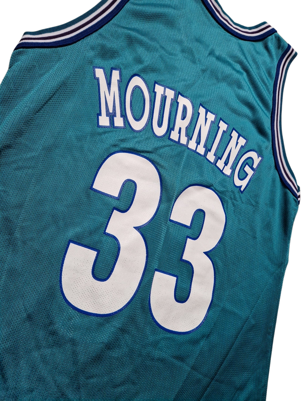 Alonzo Mourning Charlotte Hornets Jersey Size Medium