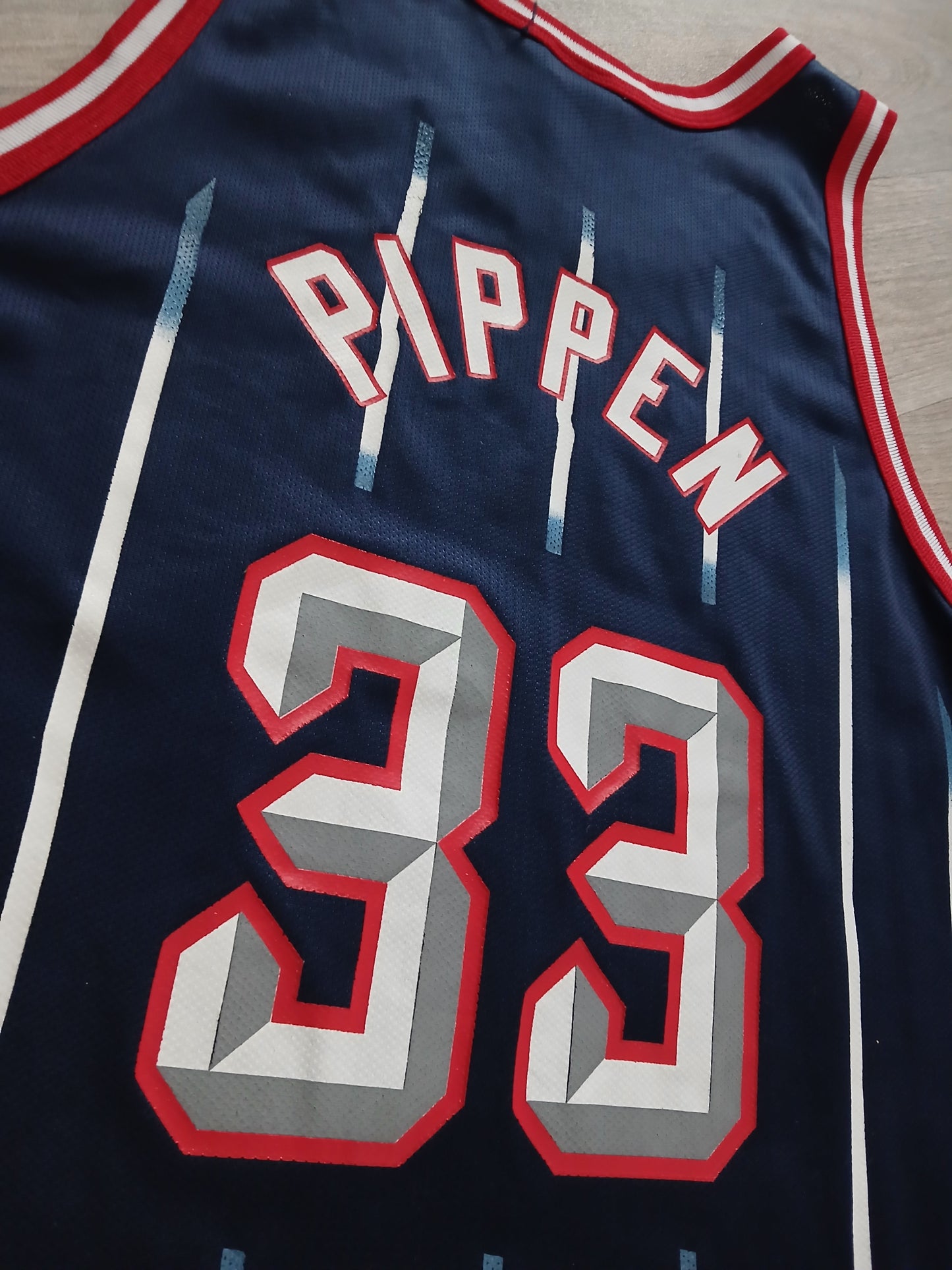 Scottie Pippen Houston Rockets Jersey Size Large