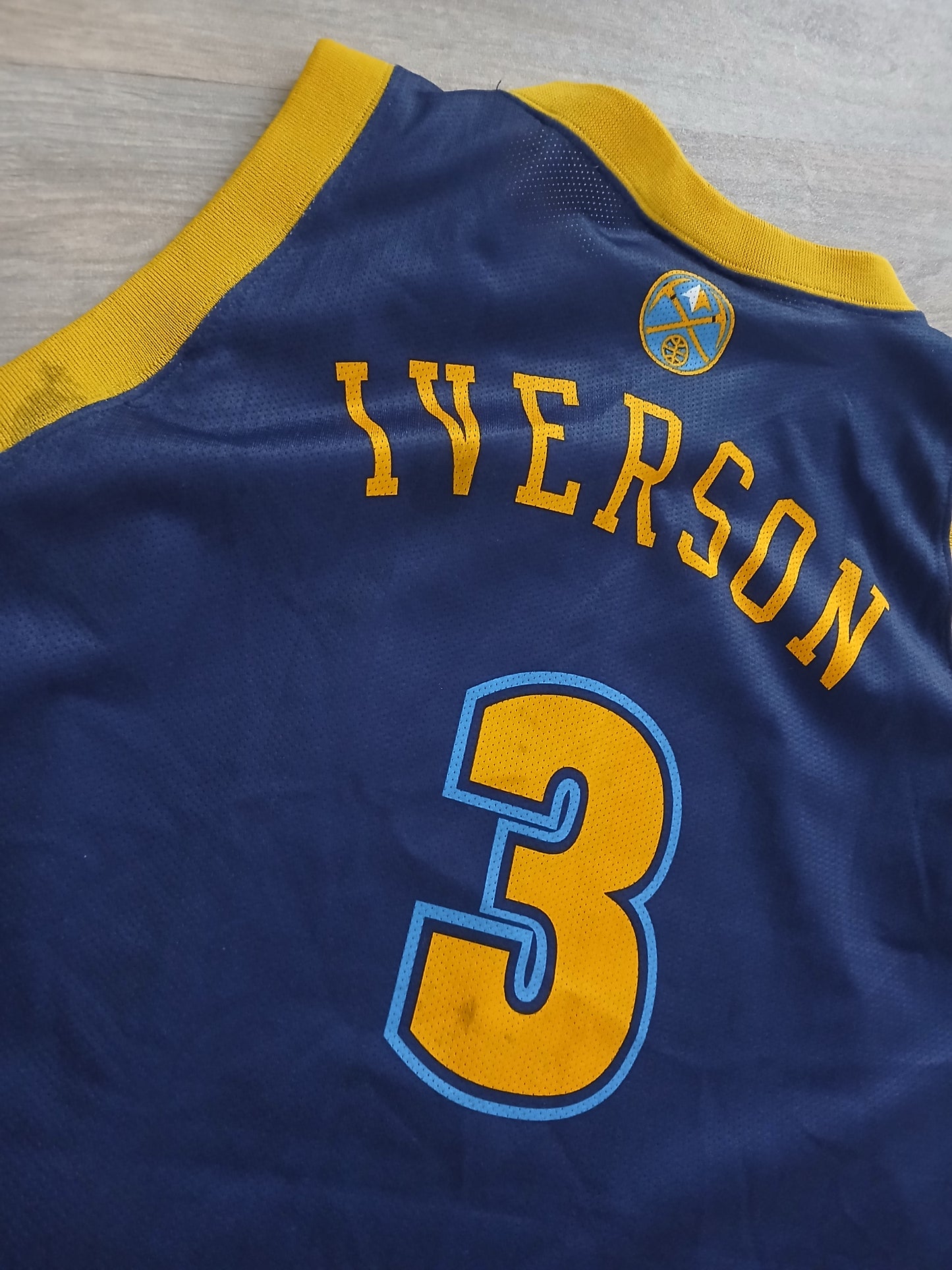 Allen Iverson Denver Nuggets Jersey Size XL