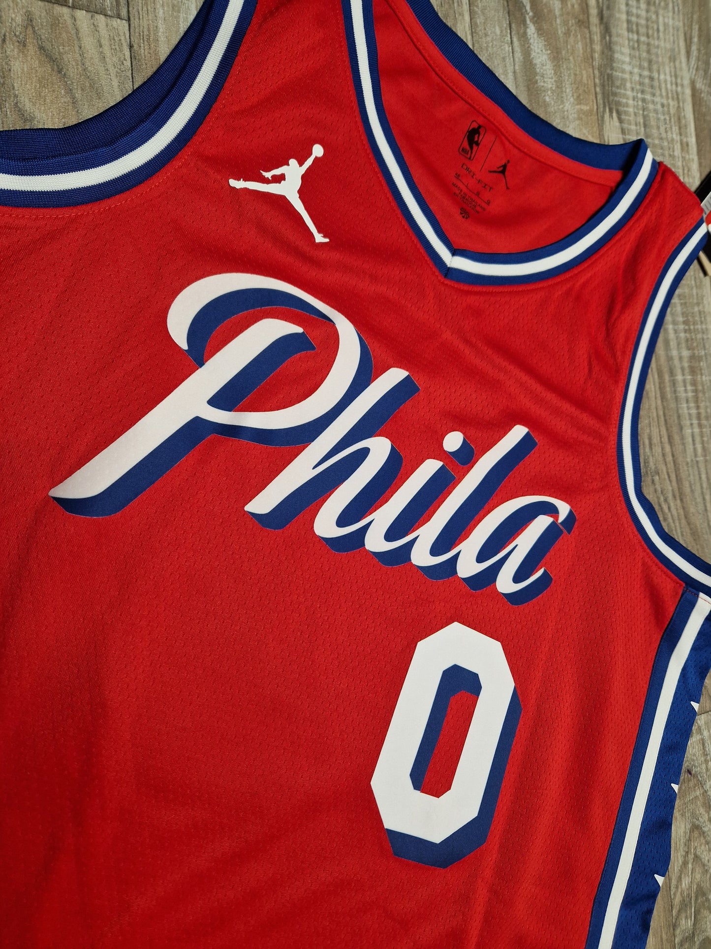 Tyrese Maxey Philadelphia 76ers Jersey Size Large