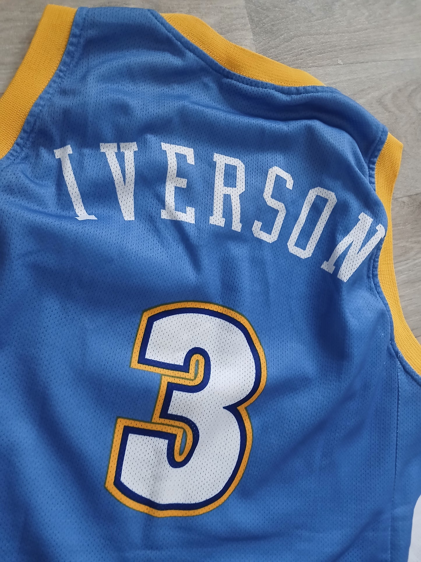 Allen Iverson Denver Nuggets Jersey Size Medium