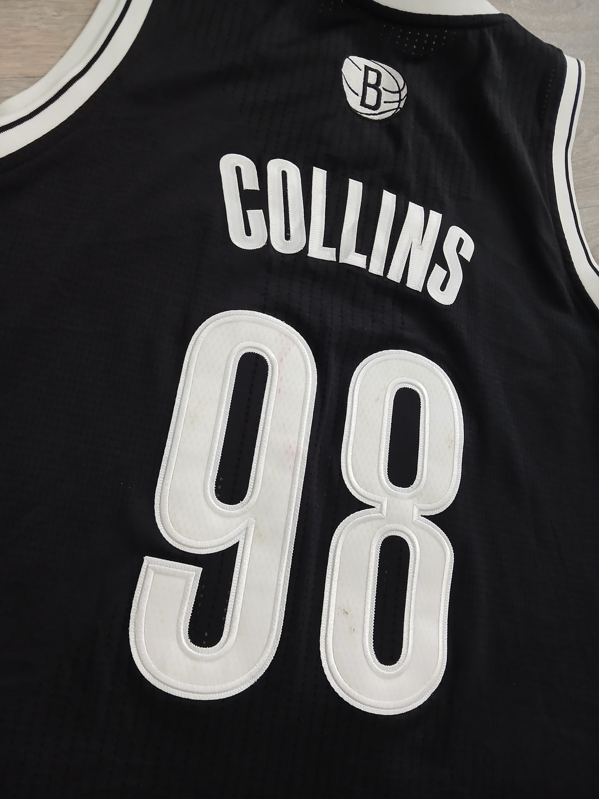 Jason Collins Authentic Brooklyn Nets Jersey Size XL