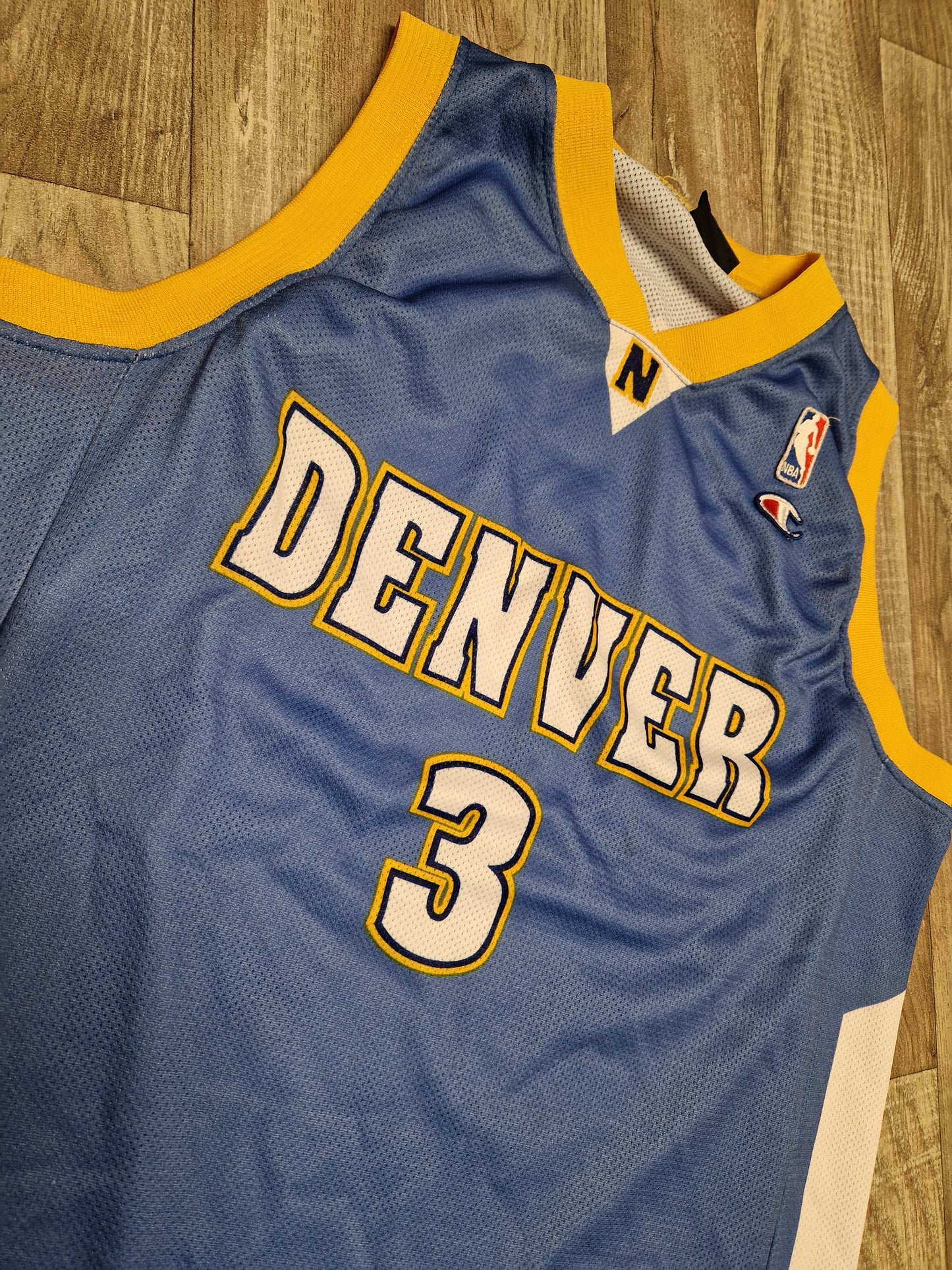 Allen Iverson Denver Nuggets Jersey Size Large