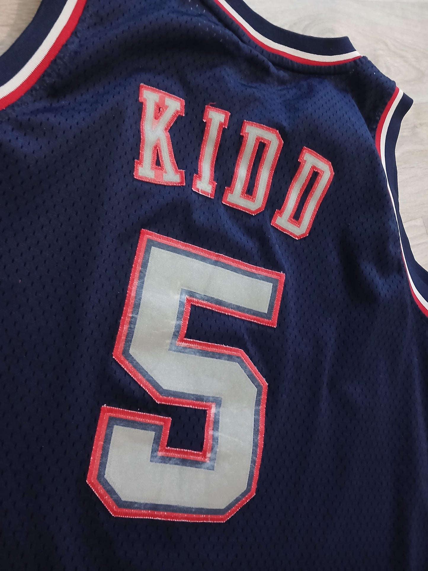 Jason Kidd New Jersey Nets Jersey Size Large
