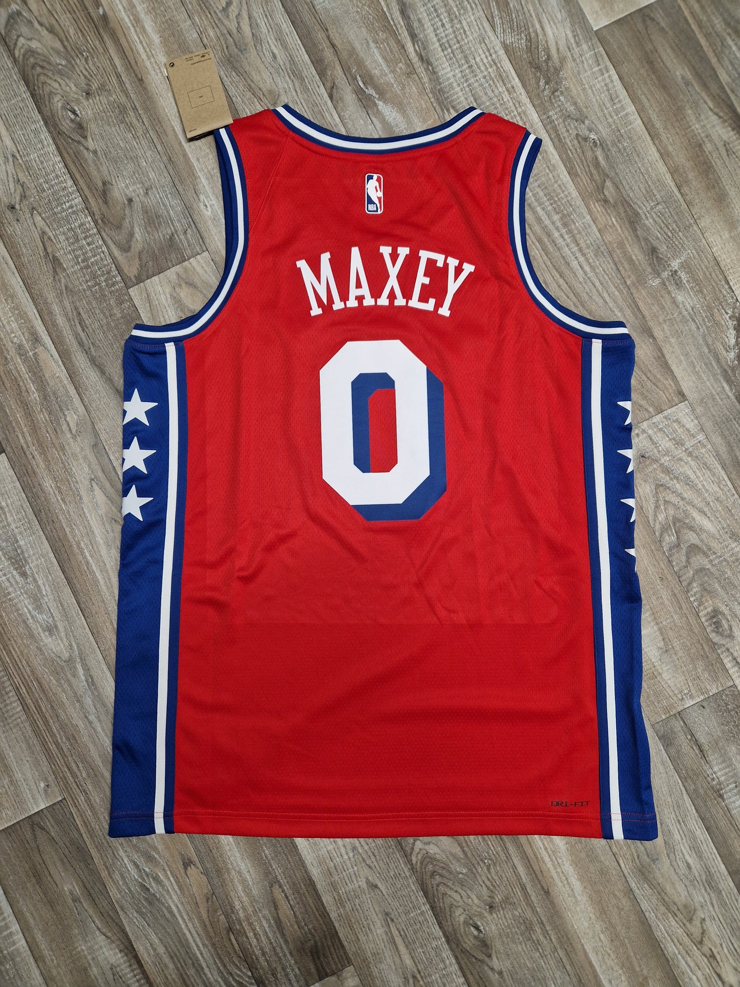 Tyrese Maxey Philadelphia 76ers Jersey Size Large