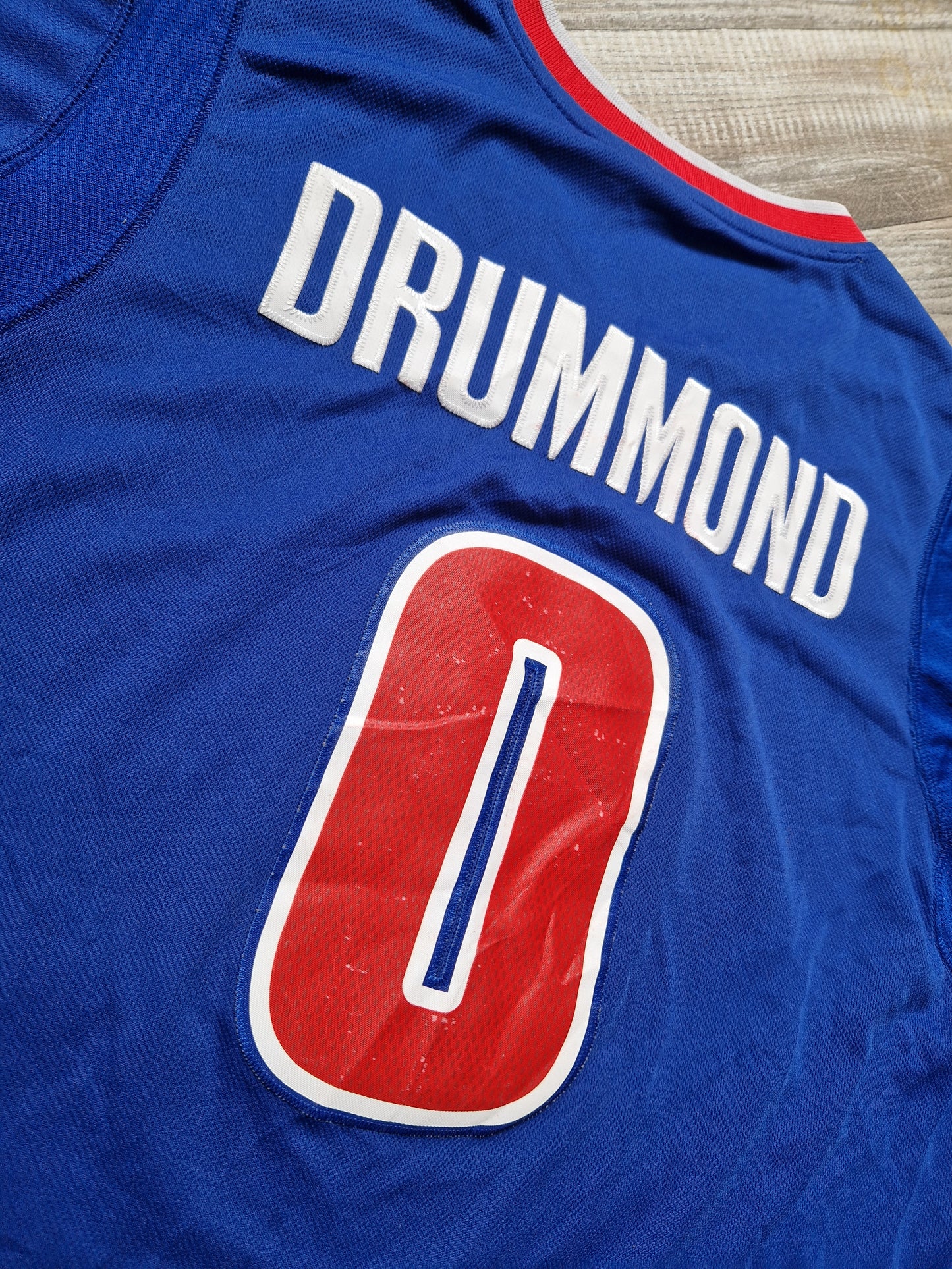 Andre Drummond Christmas Day Detroit Pistons Jersey Size Large