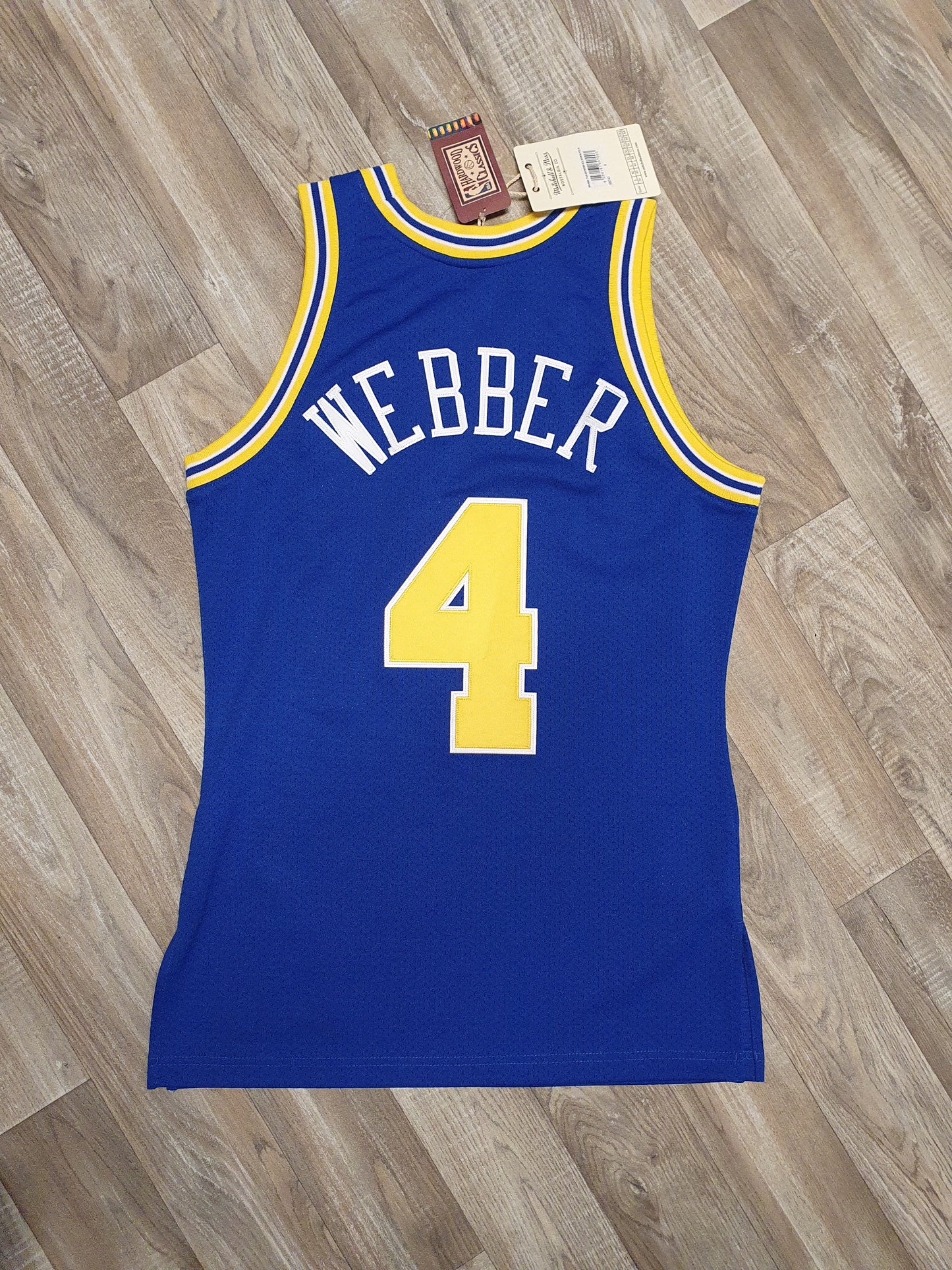 Chris Webber Golden State Warriors Jersey Size Small