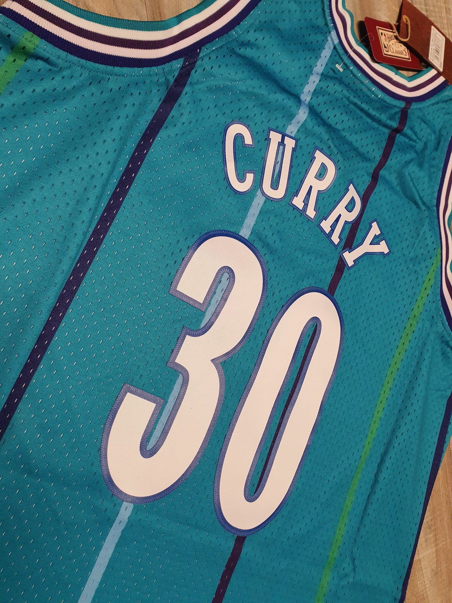 Dell Curry Charlotte Hornets 1992-93 Road Jersey