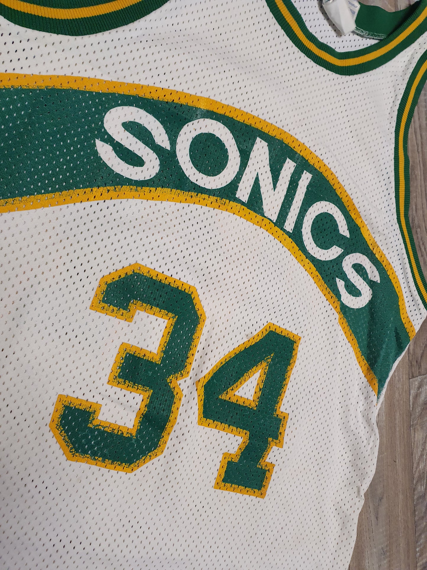 Xavier McDaniel Seattle Supersonics Jersey Size Small