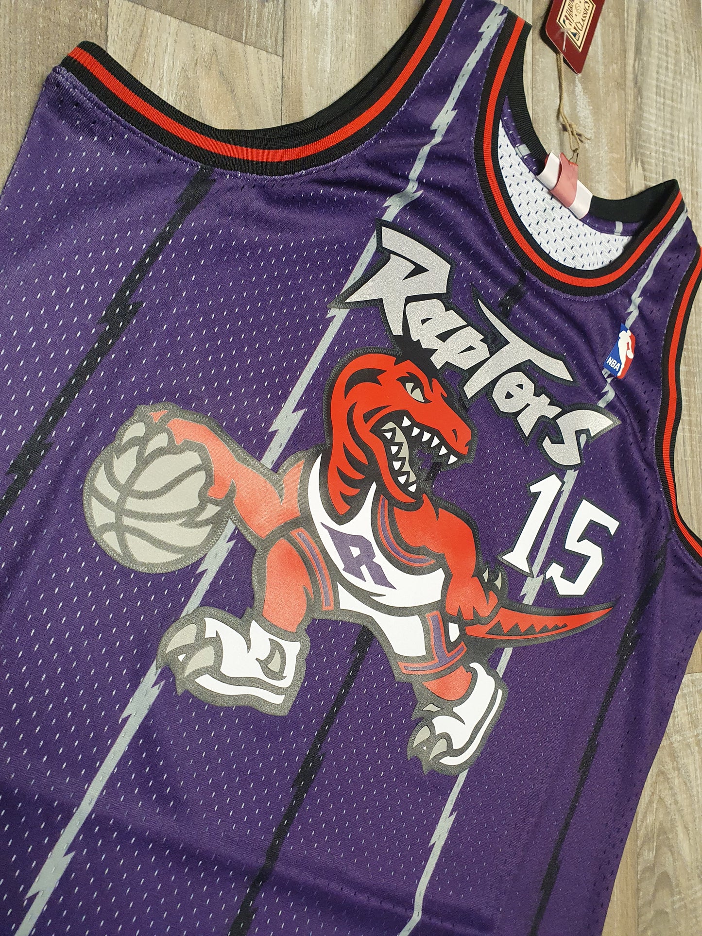 Vince Carter Toronto Raptors 1998-99 Road Jersey Size XL