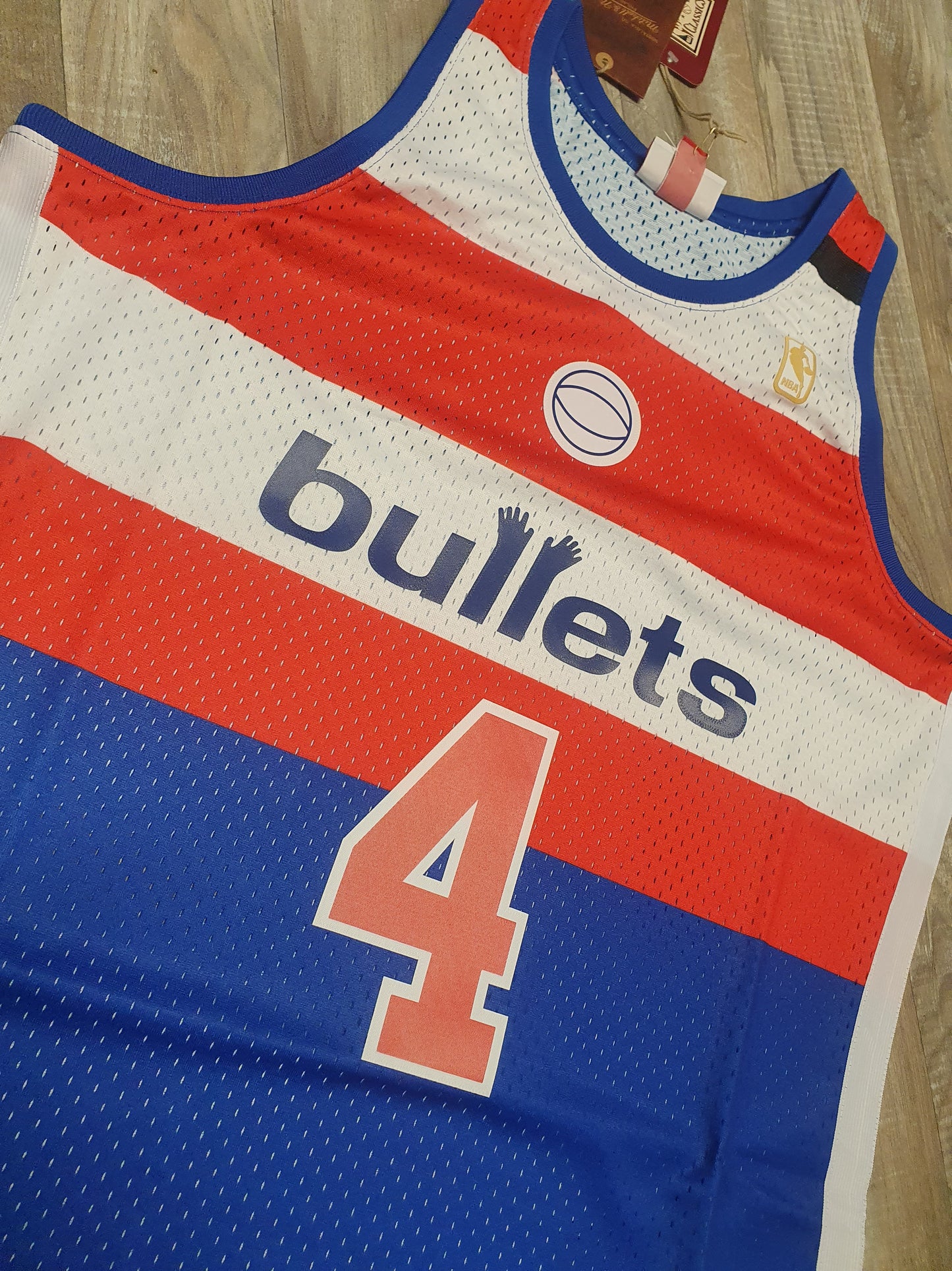 Chris Webber Washington Bullets Alternate 1996-97 Jersey Size Medium