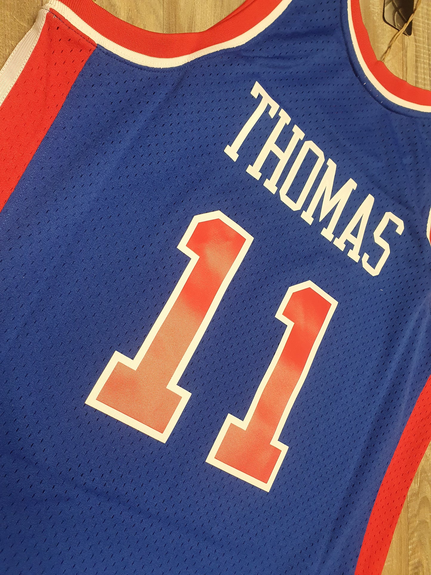 Isiah Thomas Detroit Pistons Road 1988-89 Jersey
