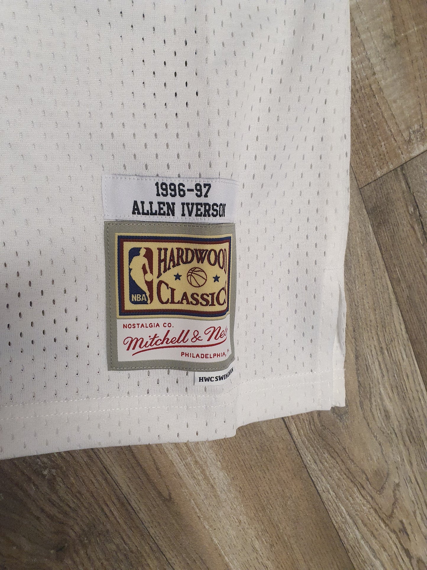 Allen Iverson Philadelphia 76ers Home 1996-97 Jersey